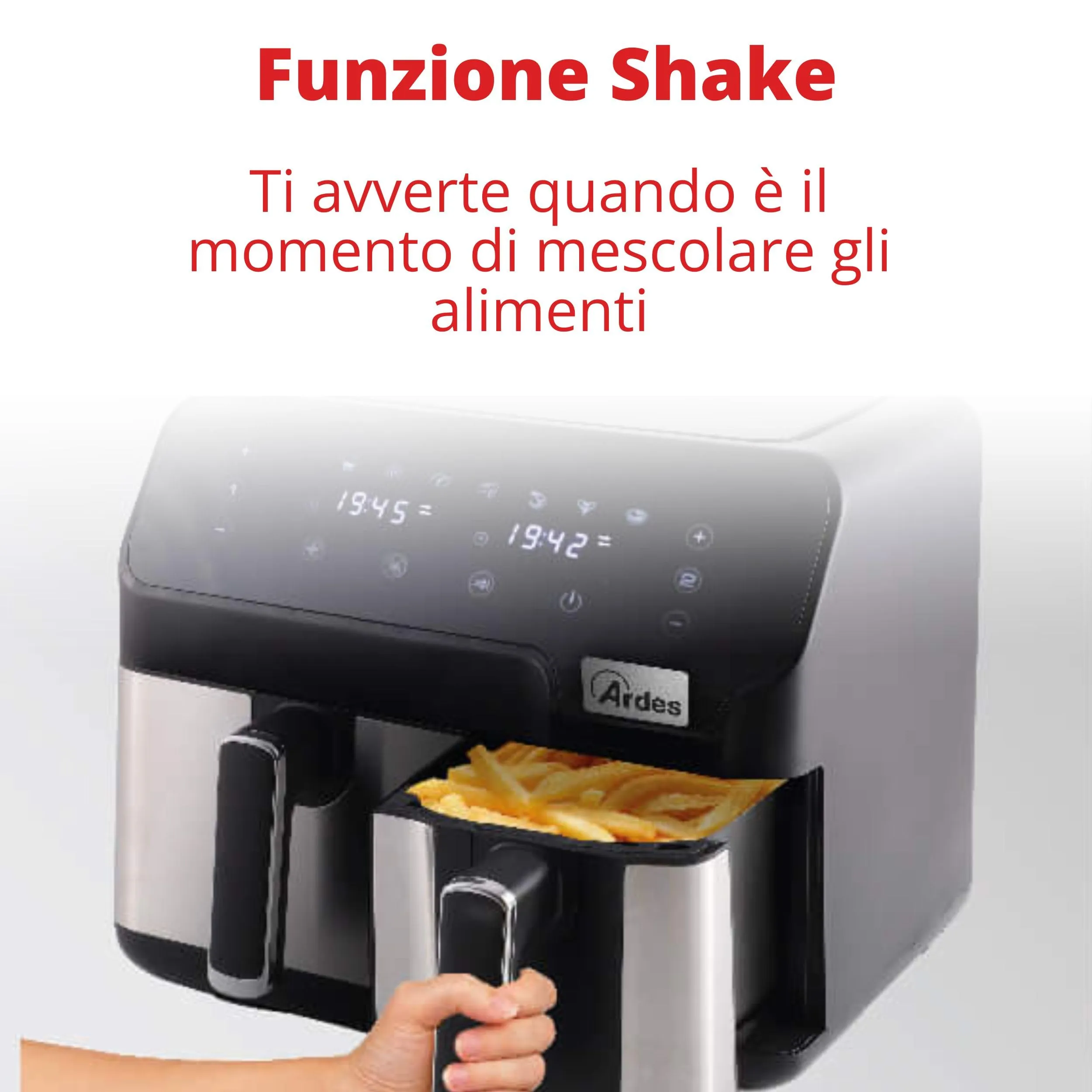 Ardes Eldorada Dual Friggitrice ad aria doppia 8 in 1 9L - immagine 5
