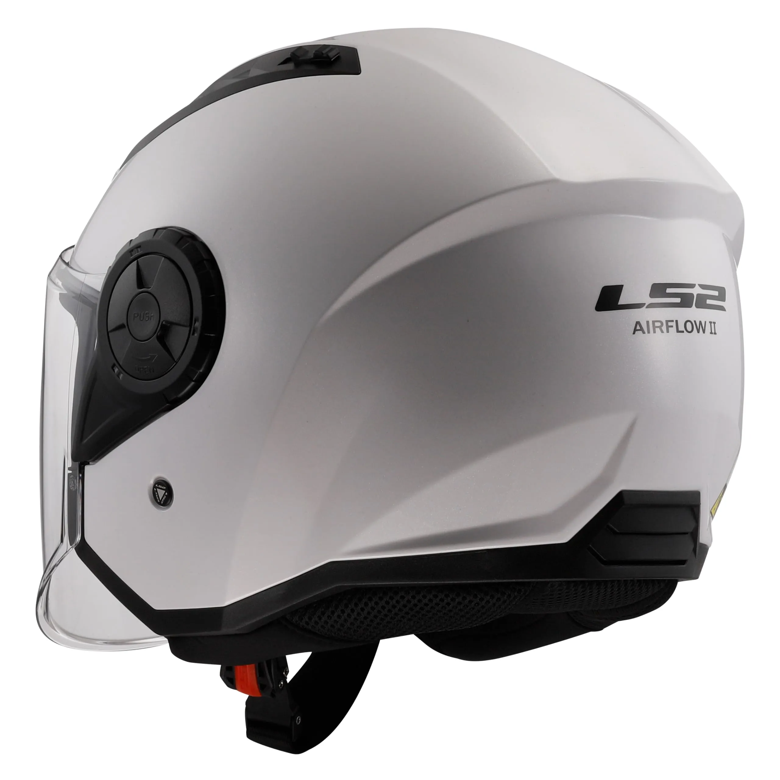LS2 Airflow II Jet Helmet - Gloss White, XS - immagine 9