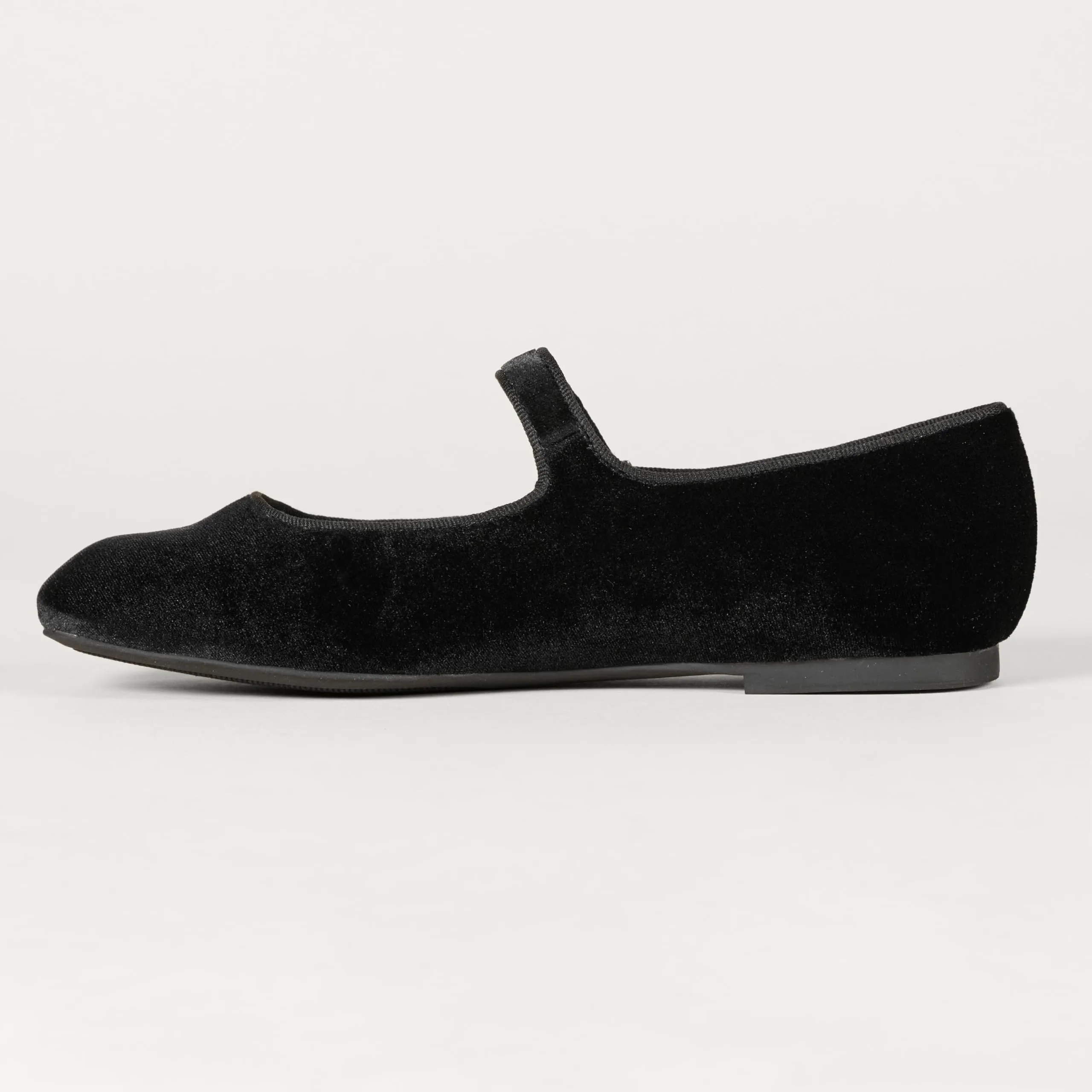 Amazon Essentials Ballerine Mary Jane Donna, Nero Velluto, 36 EU - immagine 4