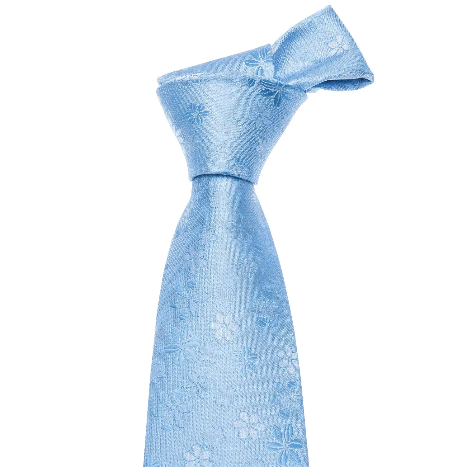 Barry.Wang - Cravatta - Uomo Sky Blue Taglia unica - immagine 4