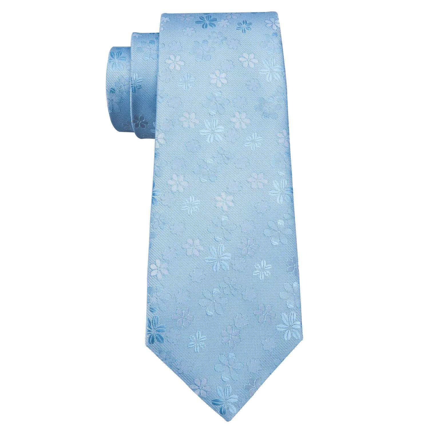 Barry.Wang - Cravatta - Uomo Sky Blue Taglia unica - immagine 5