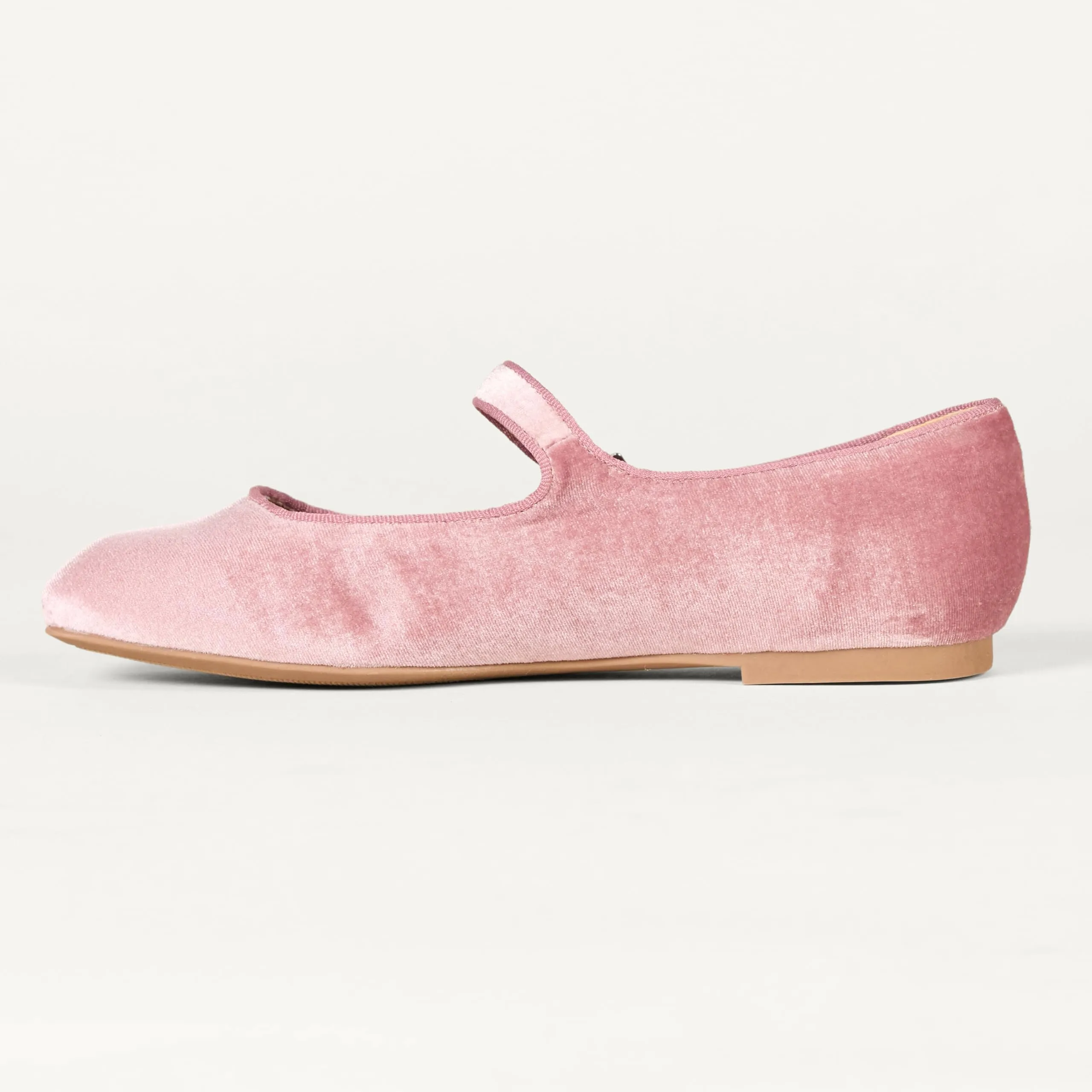 Amazon Essentials Ballerine Mary Jane Donna, Malva Velluto, 37.5 EU - immagine 3