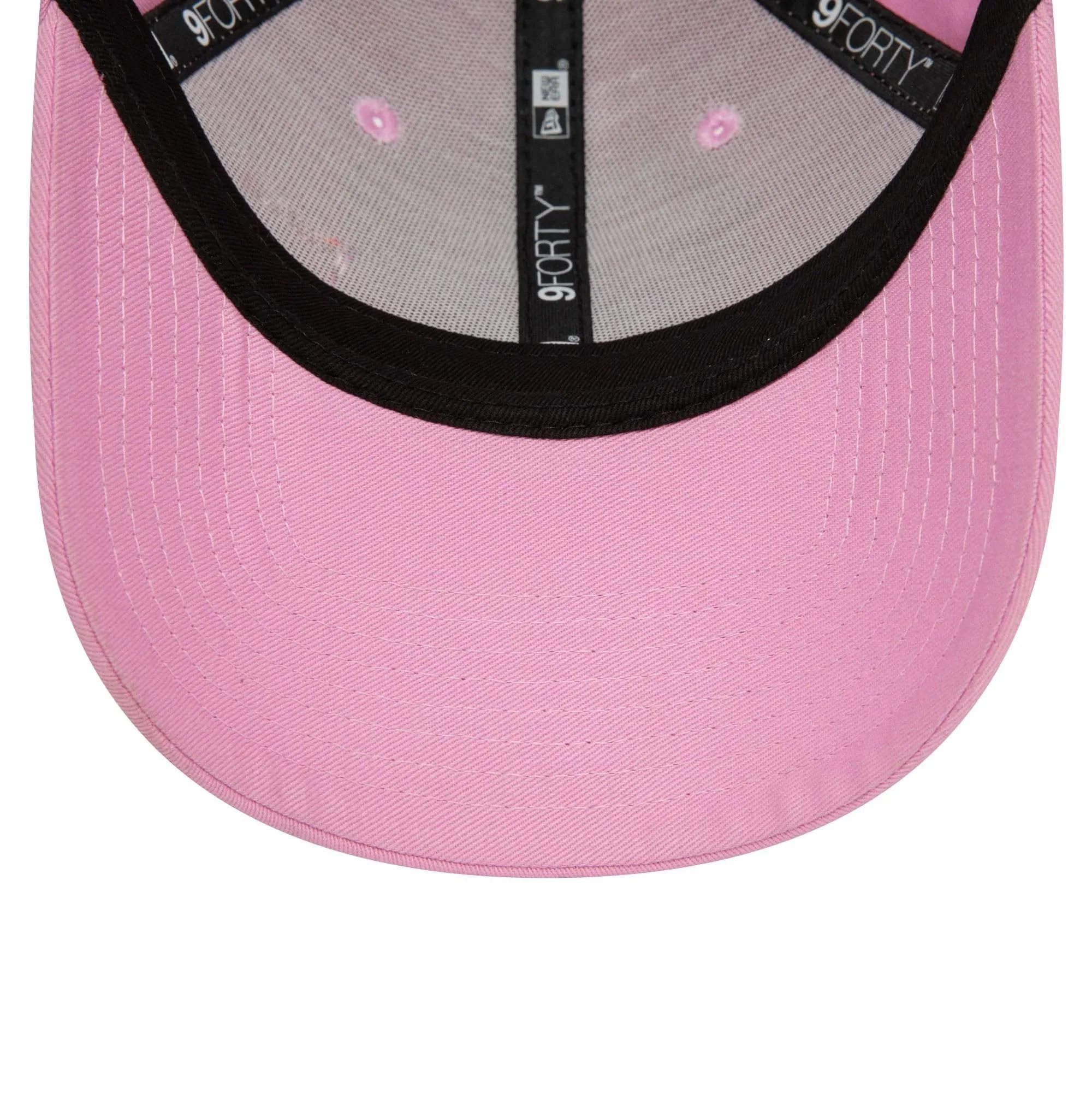 New Era New York Yankees Cappellino Baseball Modello 9Forty Regolabile Logo NY Rosa - immagine 5