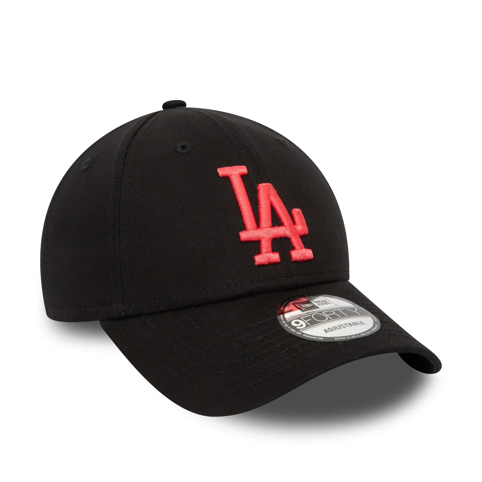 New Era Los Angeles Dodgers 9Forty Cappellino da Baseball Nero Rosa - immagine 3