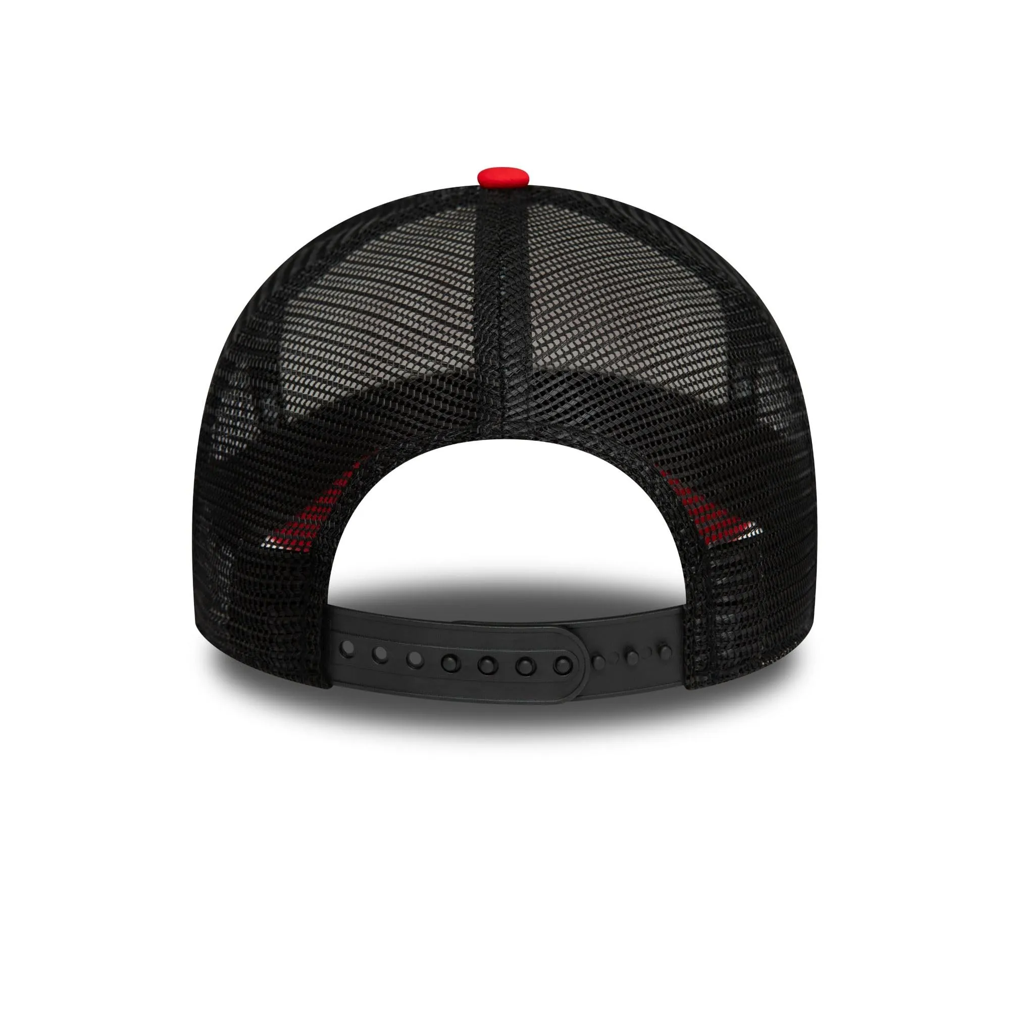 New Era NBA Chicago Bulls Snapback Trucker Hat - Bianco Nero Rosso - immagine 4