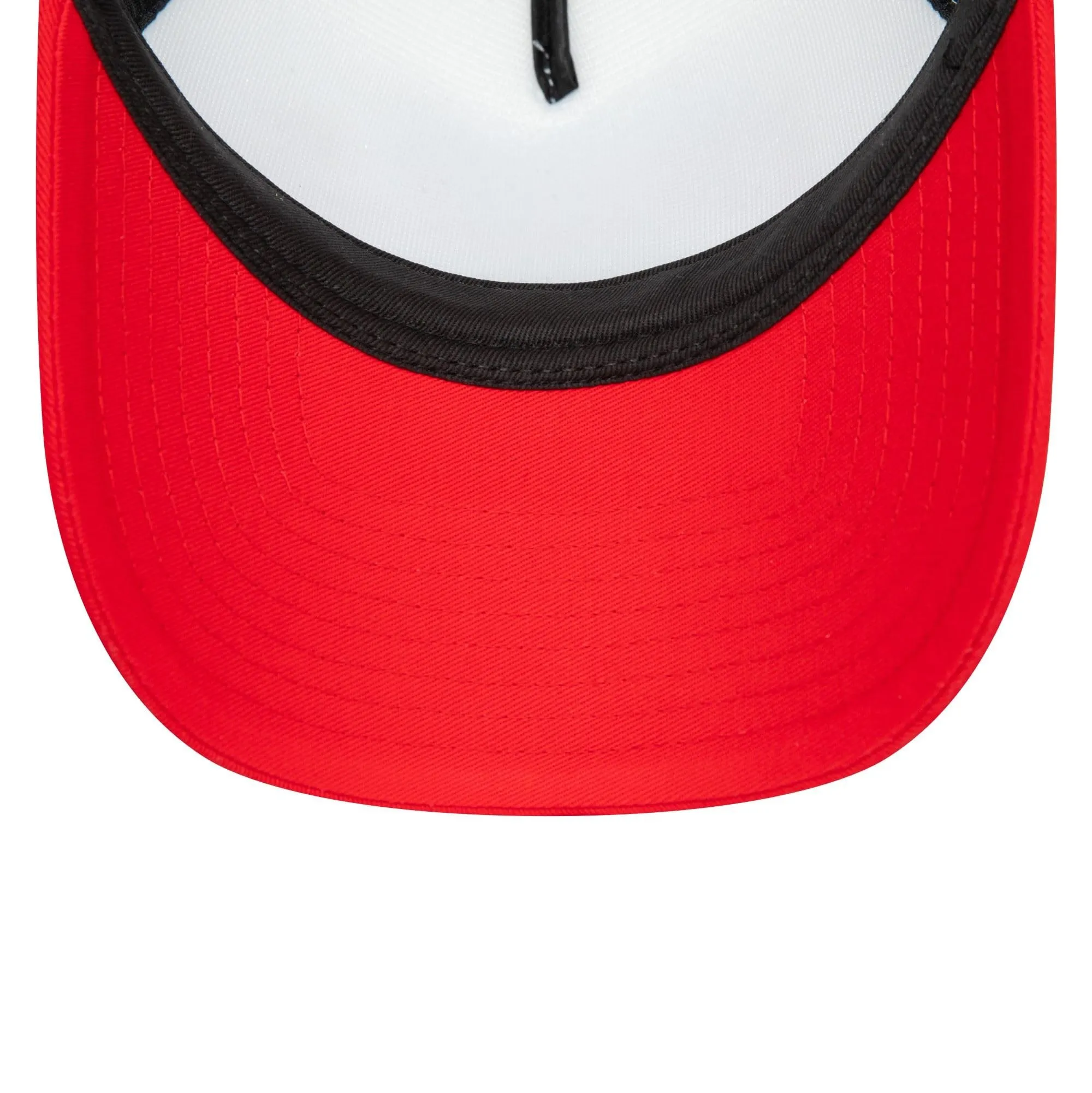 New Era NBA Chicago Bulls Snapback Trucker Hat - Bianco Nero Rosso - immagine 5