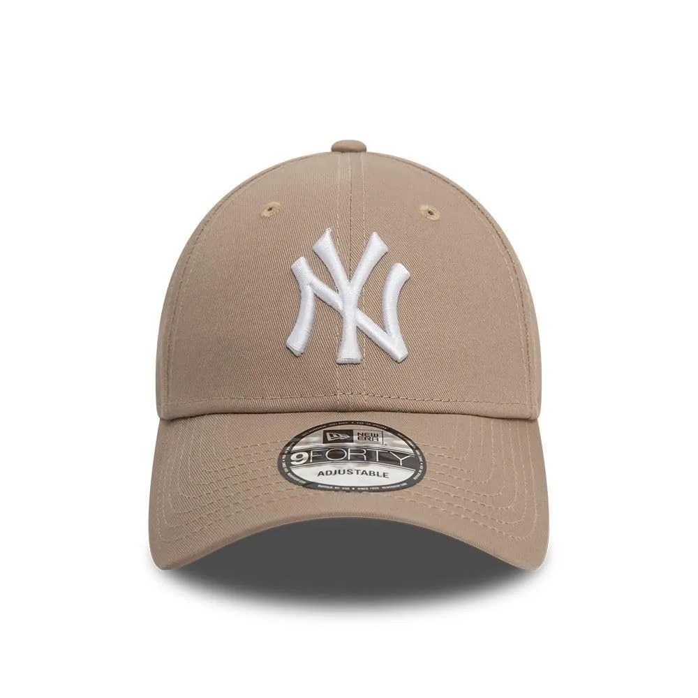 New Era New York Yankees 9Forty Cappello Baseball Regolabile Marrone Chiaro - immagine 2