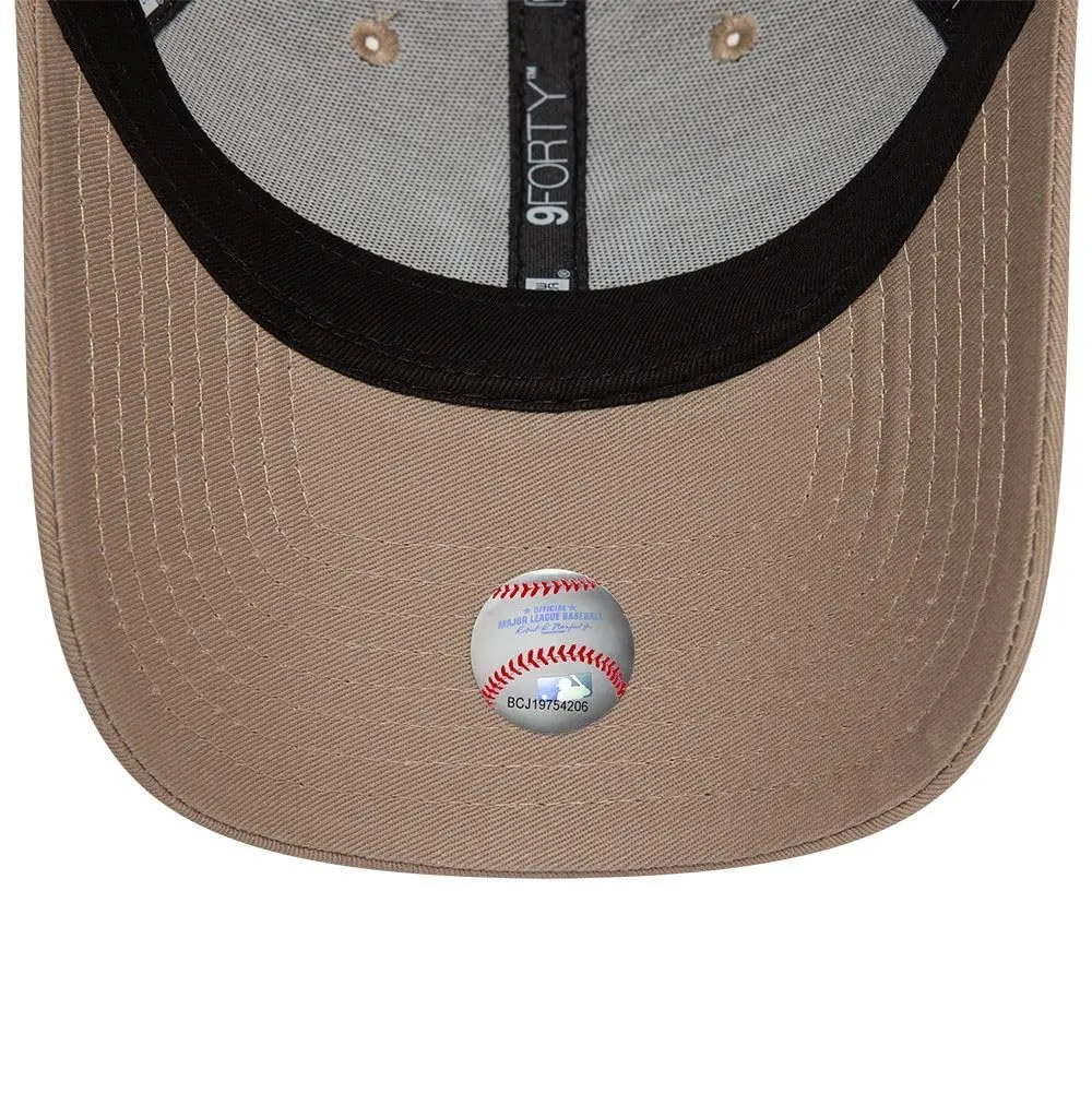 New Era New York Yankees 9Forty Cappello Baseball Regolabile Marrone Chiaro - immagine 5