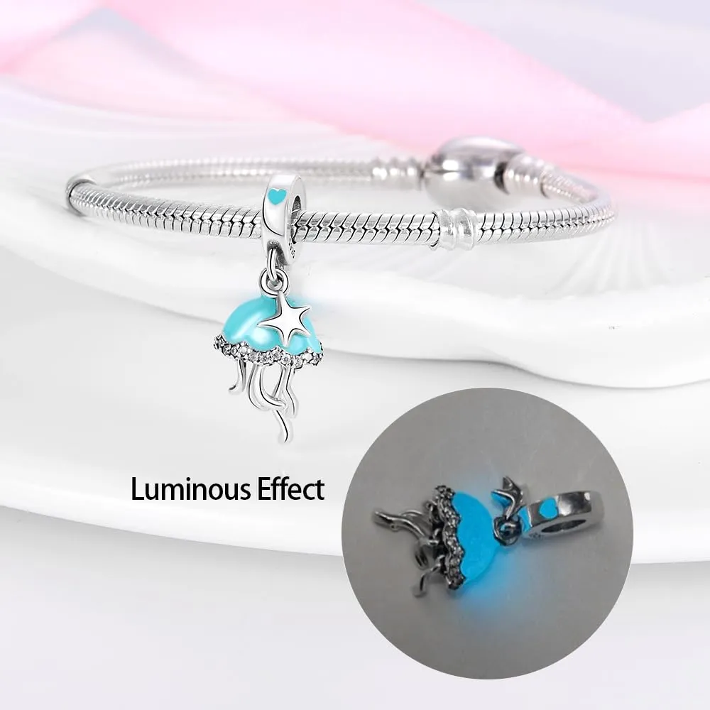 TINSLO Bead Charm in Argento Sterling 925 con Cubic Zirconia per Braccialetti e Collane Europee - immagine 2