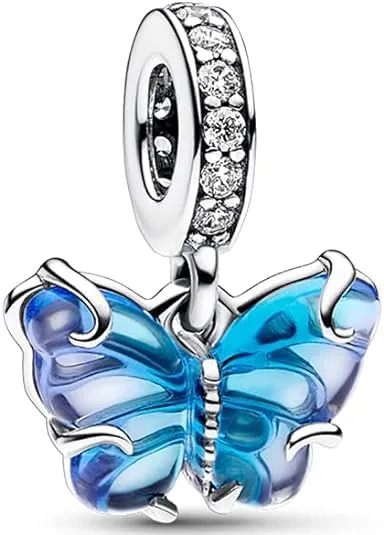 TINSLO Bead Charm in Argento Sterling 925 con Cubic Zirconia per Braccialetti e Collane Europee - immagine 1