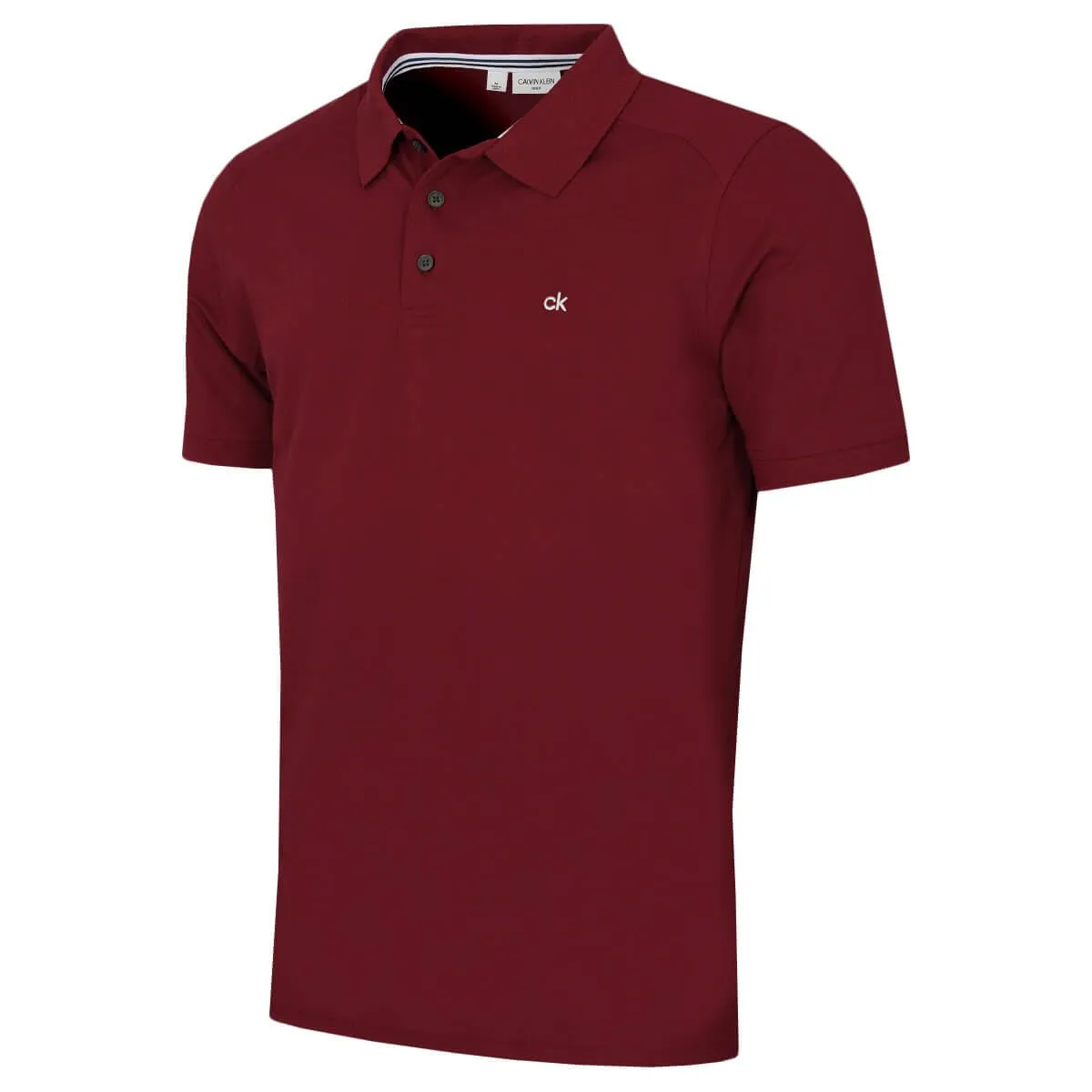 Calvin Klein Polo Golf Campus Uomo - Borgogna - L - immagine 1