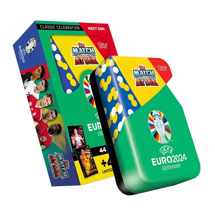 Topps Euro 2024 Match Attax Mega Tin 2 Next Gen - 48 Cards - immagine 1