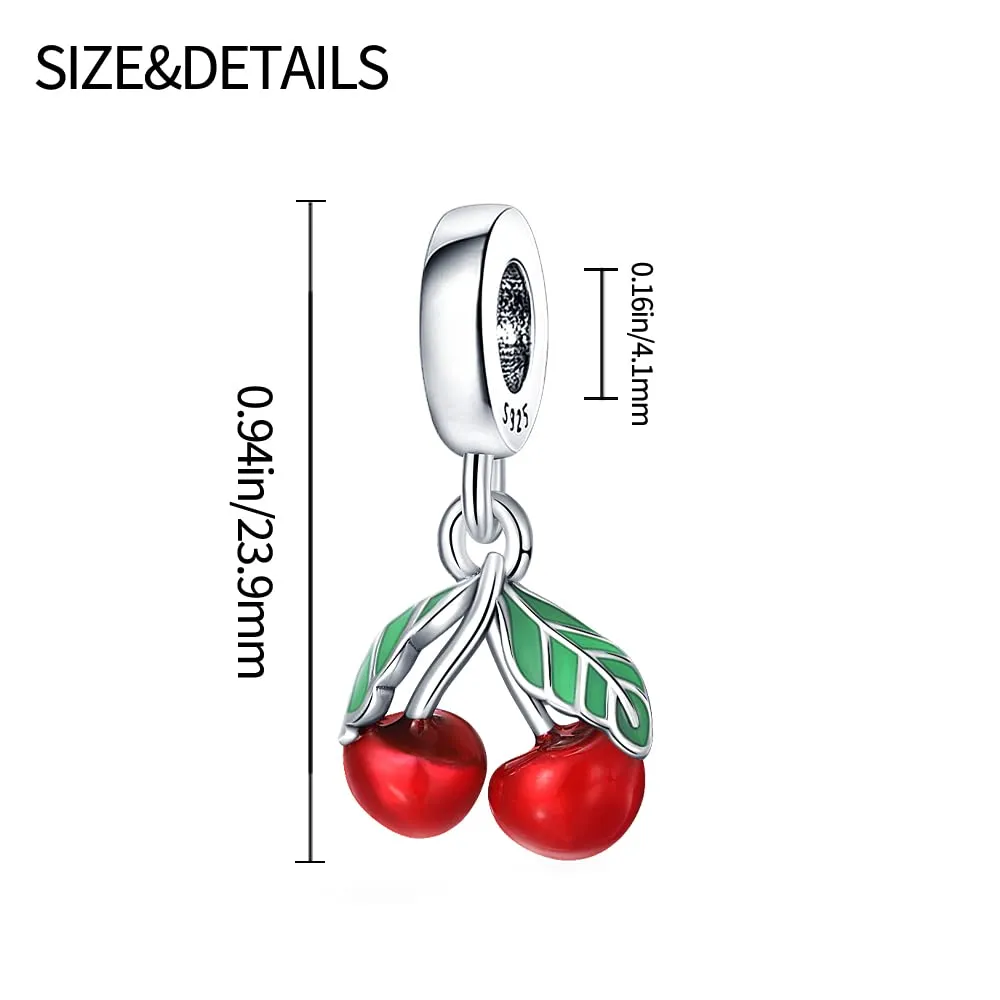 Pandach Bead Charm in Argento Sterling 925 con Cubic Zirconia per Braccialetti e Collane European Style - immagine 5