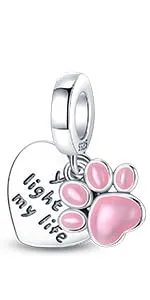 Pandach Bead Charm in Argento Sterling 925 con Cubic Zirconia per Braccialetti e Collane - immagine 1