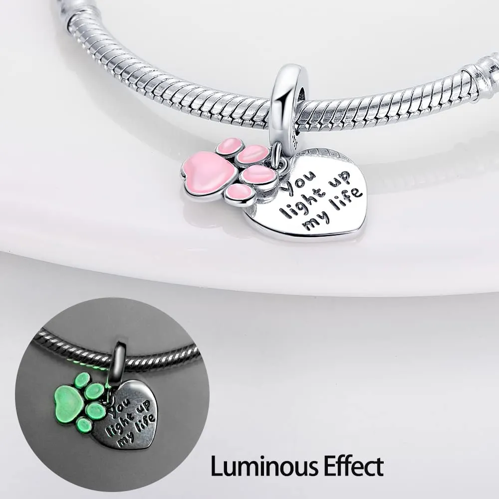 Pandach Bead Charm in Argento Sterling 925 con Cubic Zirconia per Braccialetti e Collane - immagine 2