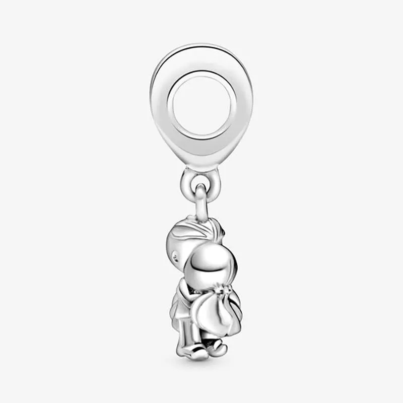 Pandach Bead Charm in Argento Sterling 925 con Cubic Zirconia per Braccialetti e Collane Europei - immagine 3