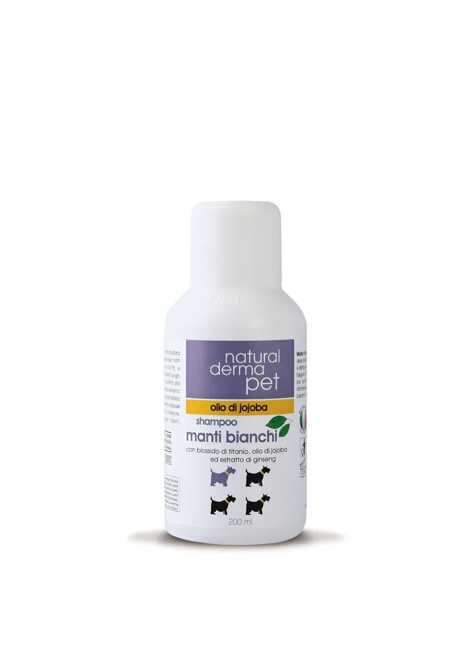 Natural Derma Pet Shampoo per Cani Pelo Bianco e Manti Chiari, 200 ml - immagine 4