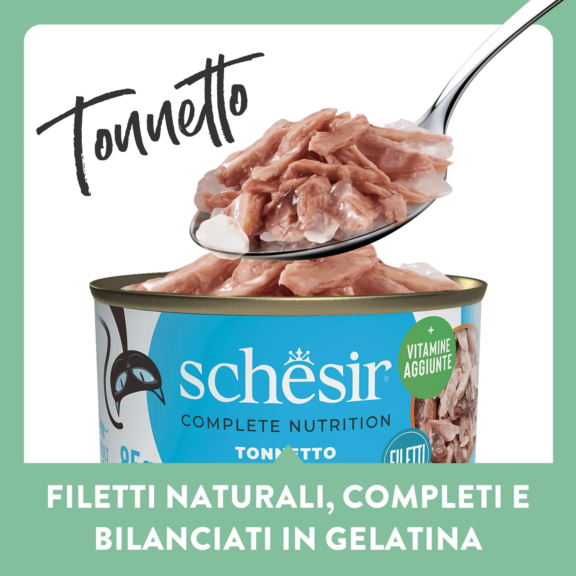 Schesir Tonnetto in Gelatina, Cibo Umido per Gatti, 12 x 85g - immagine 3