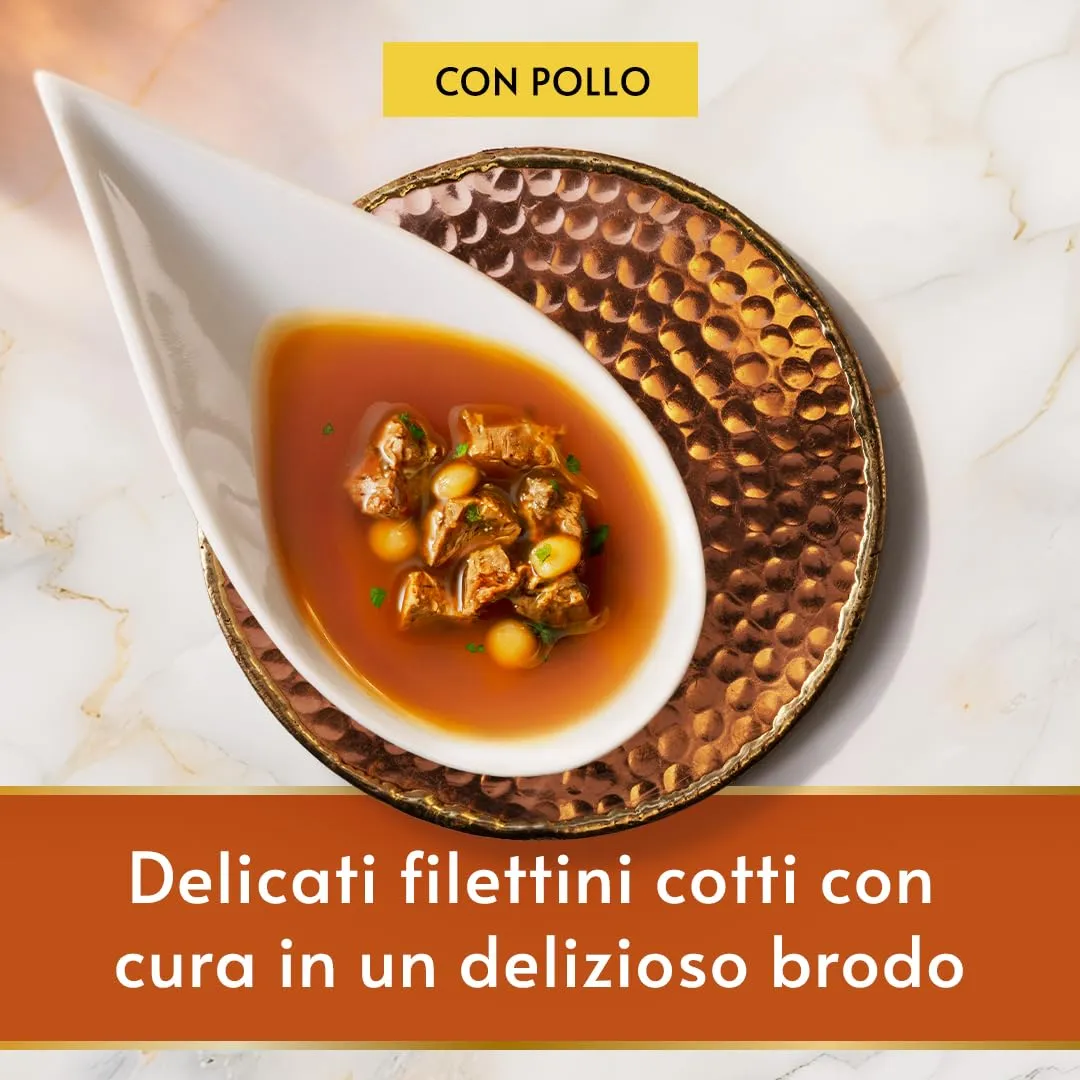 Gourmet Soup Royale Cibo Umido per Gatti Adulti, 30 Bustine da 45g - immagine 3