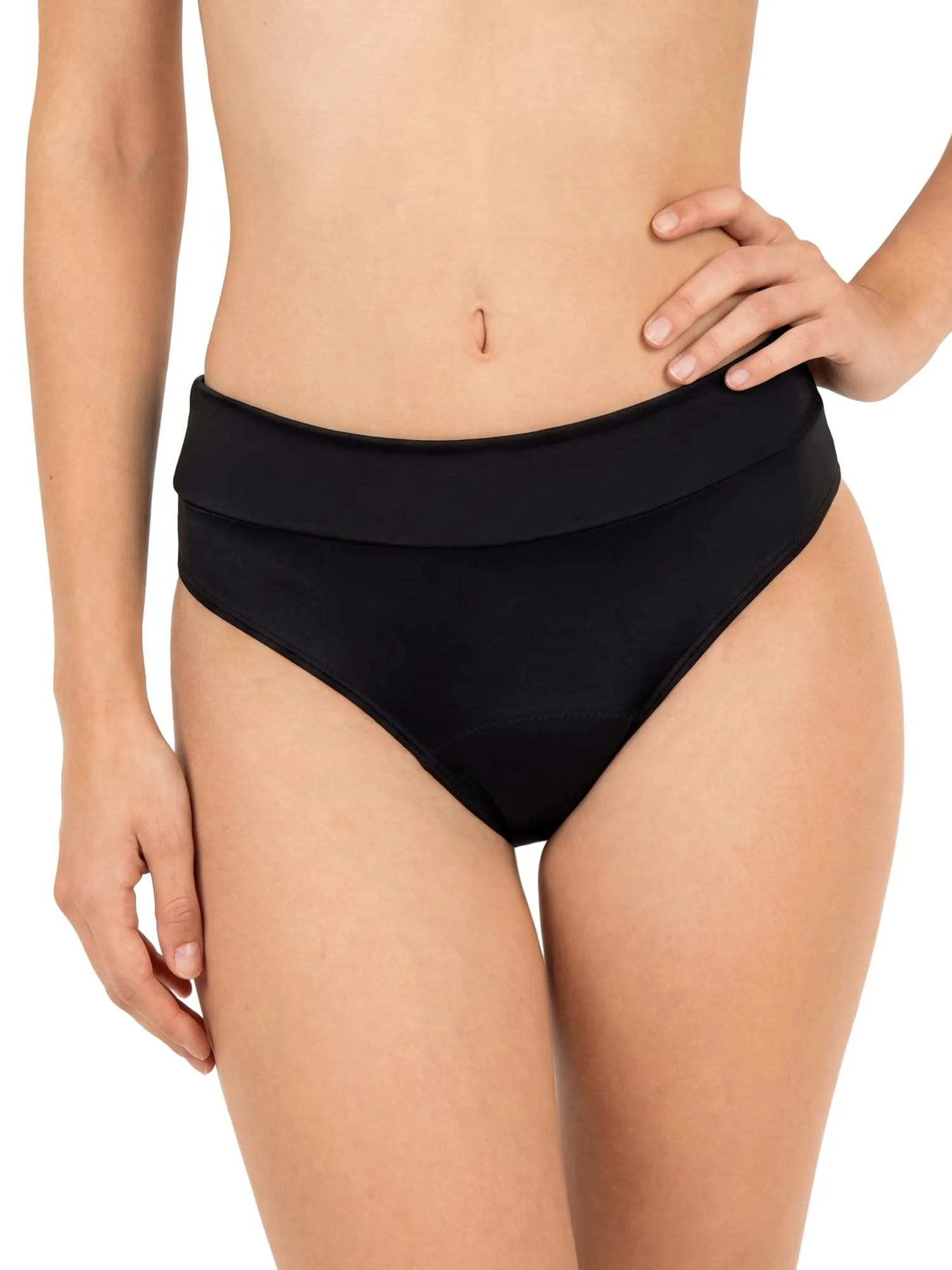 MYLILY Slip Bagno Mestruale Basic, Nero, XL - immagine 1