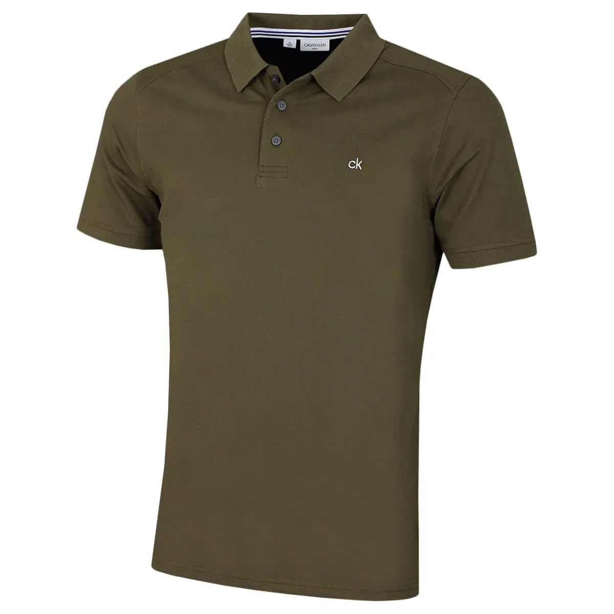 Calvin Klein Polo Golf Uomo Campus - Verde Oliva - 3XL - immagine 1