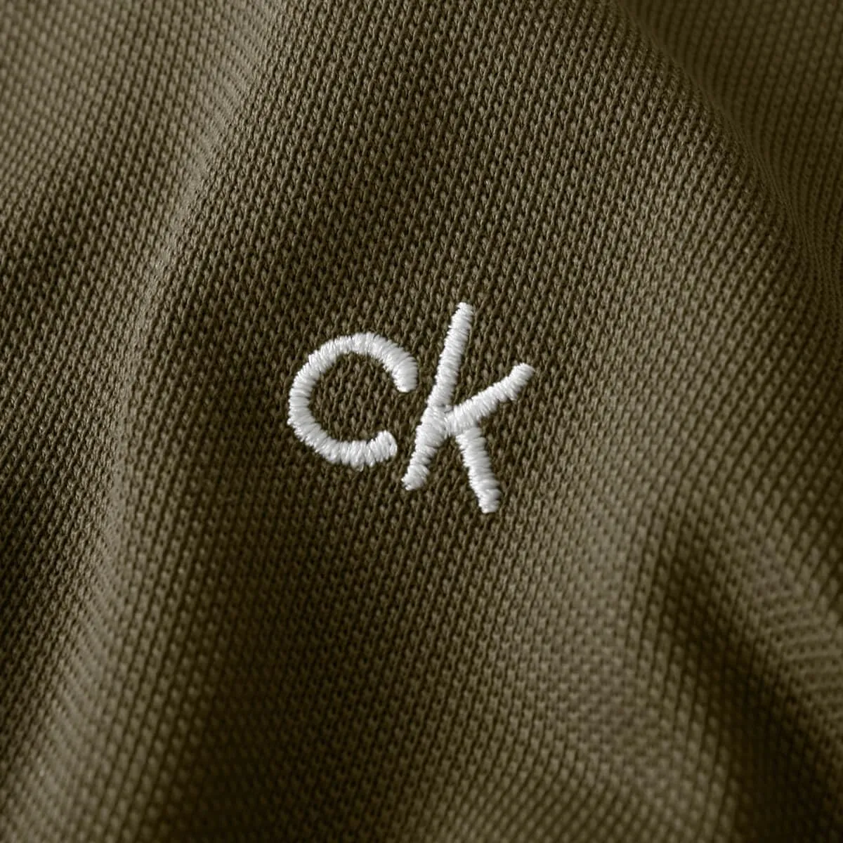 Calvin Klein Polo Golf Uomo Campus Verde Oliva - XL - immagine 5