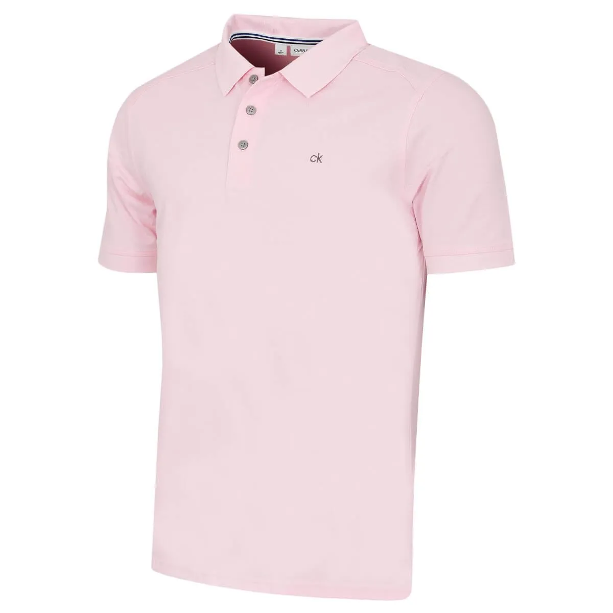 Calvin Klein Polo Golf Uomo Campus - Rosa Baby - S - immagine 1