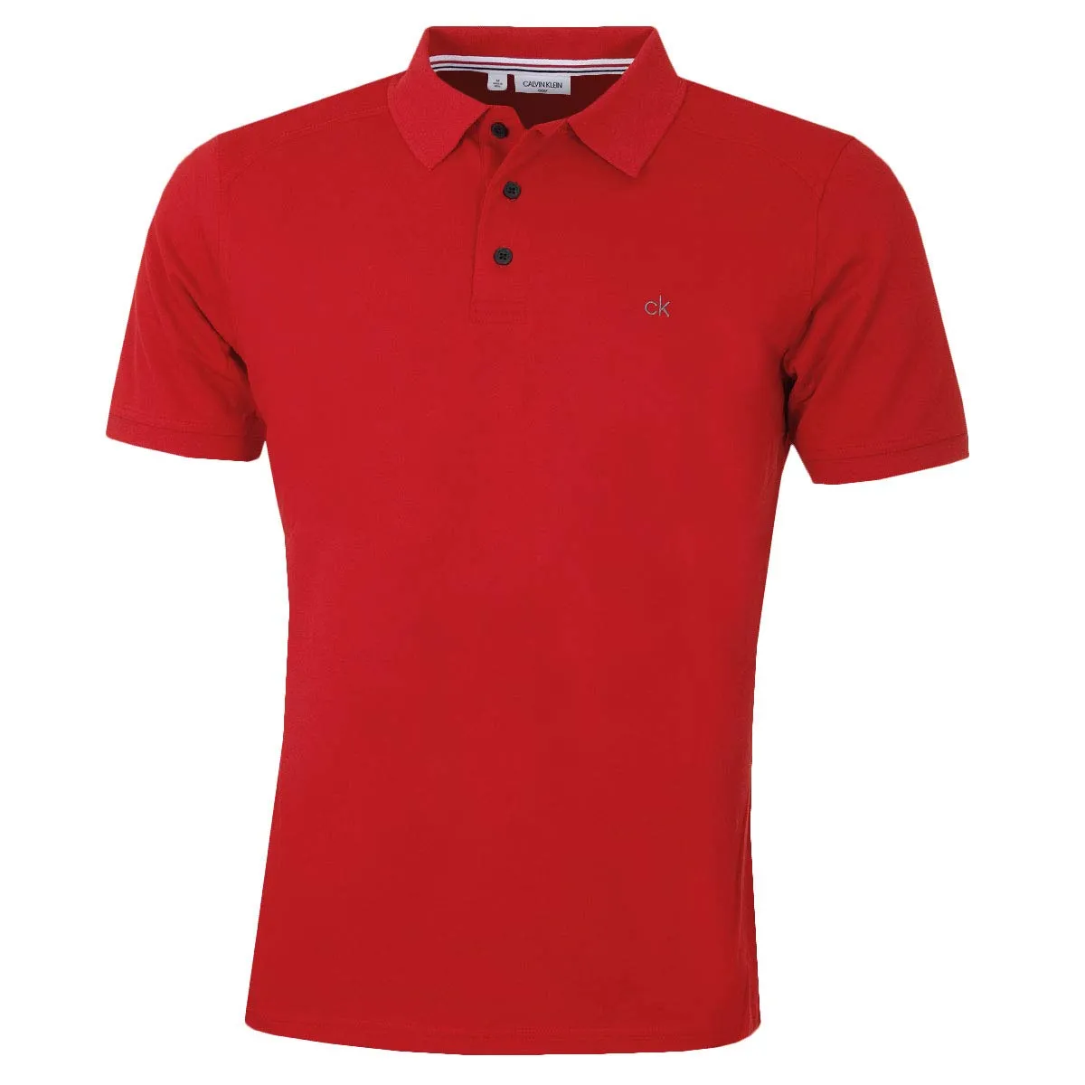 Calvin Klein Polo Golf Uomo Campus Rosso S - immagine 1