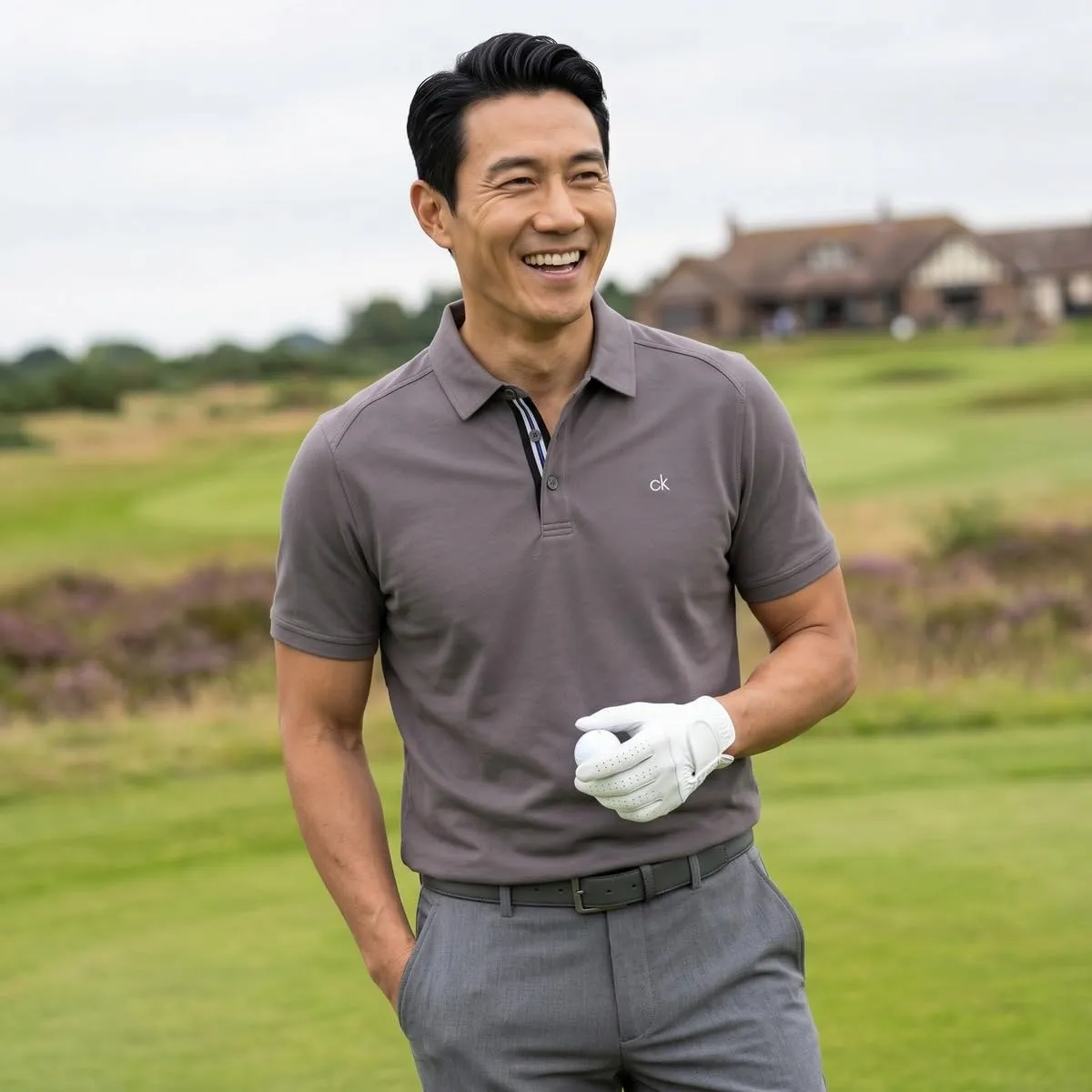 Calvin Klein Polo Golf Uomo Campus Sport Ardesia - XL - immagine 3