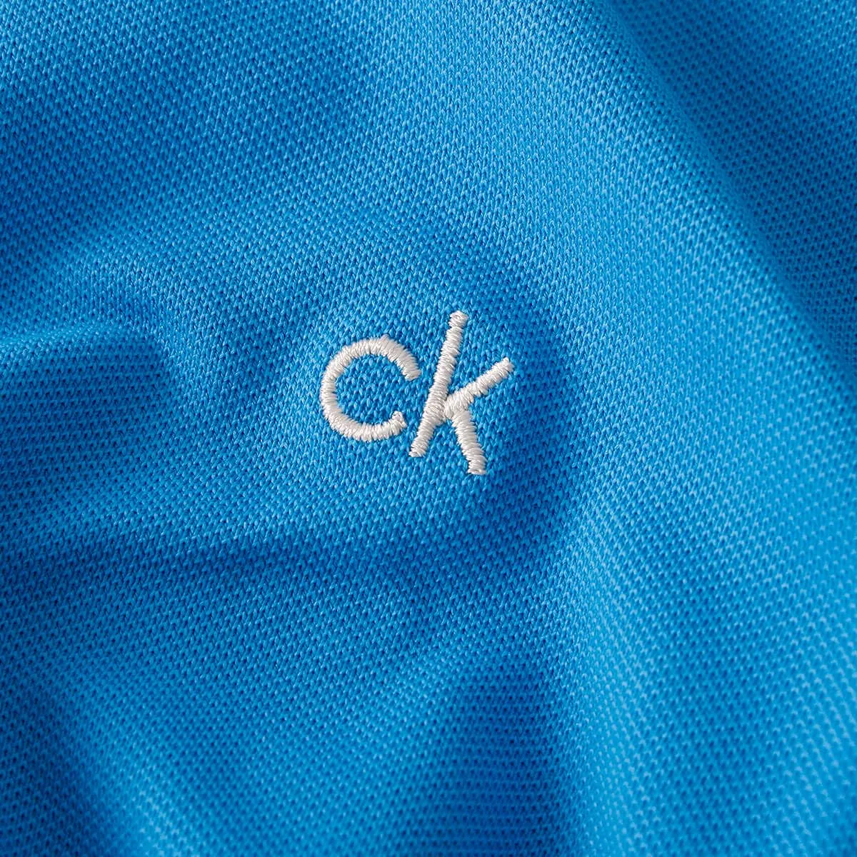 Calvin Klein Polo Golf Uomo Campus Blu - 5XL - immagine 5