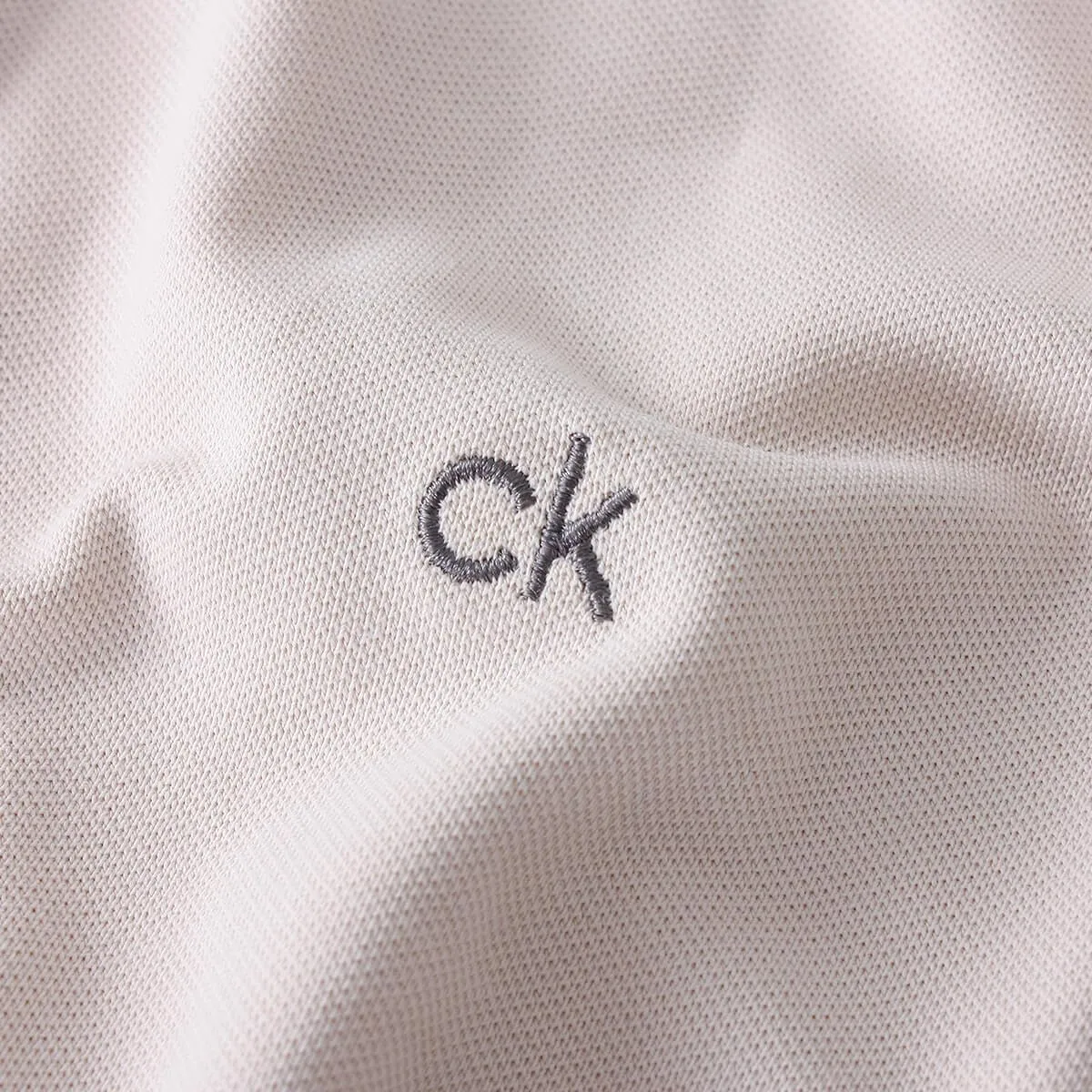 Calvin Klein Polo Golf Uomo Campus - Stone - S - immagine 5