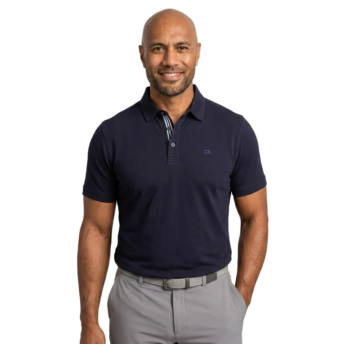 Calvin Klein Polo Golf Uomo Campus Navy Sport - M - immagine 2