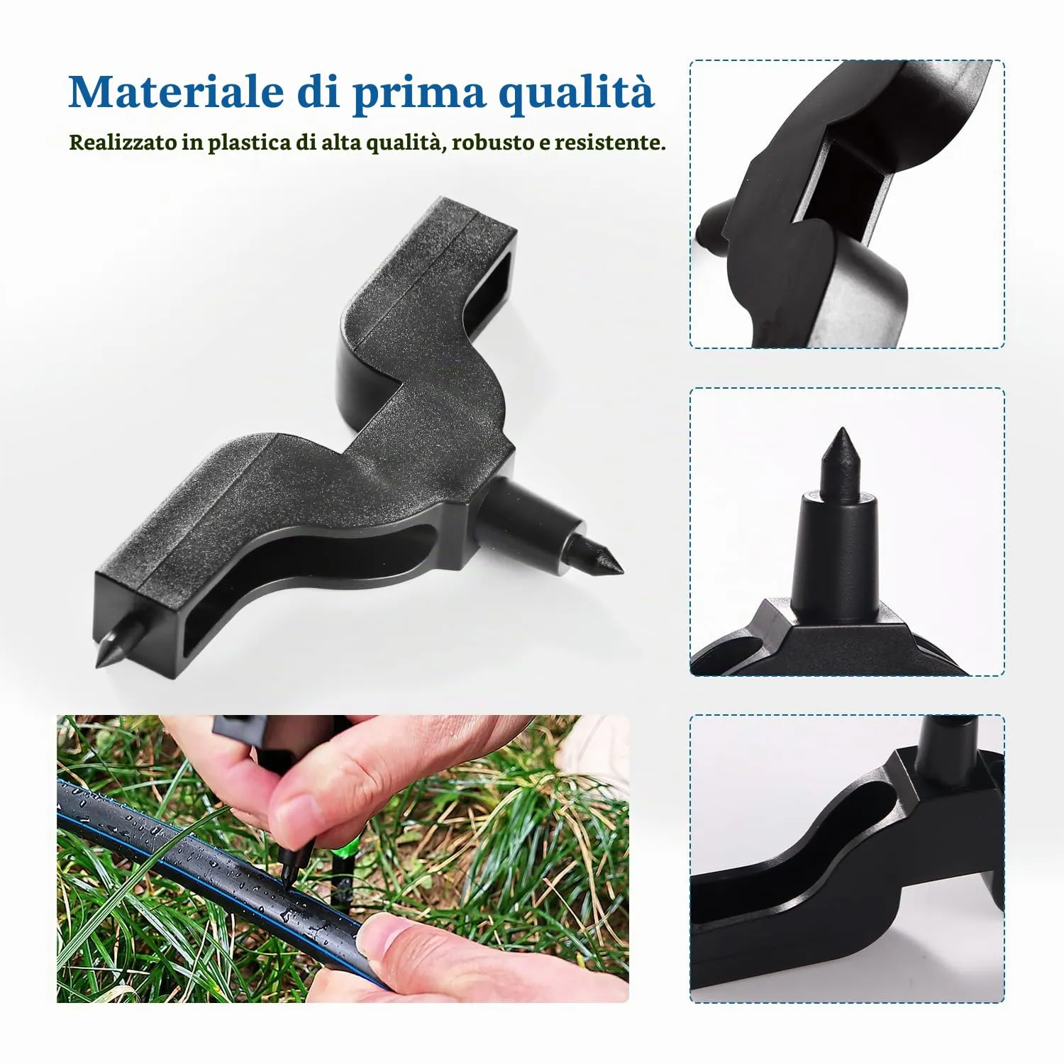 VooGenzek Strumento di Perforazione per Tubi Flessibili 3mm/4mm, 7 Pezzi - immagine 3