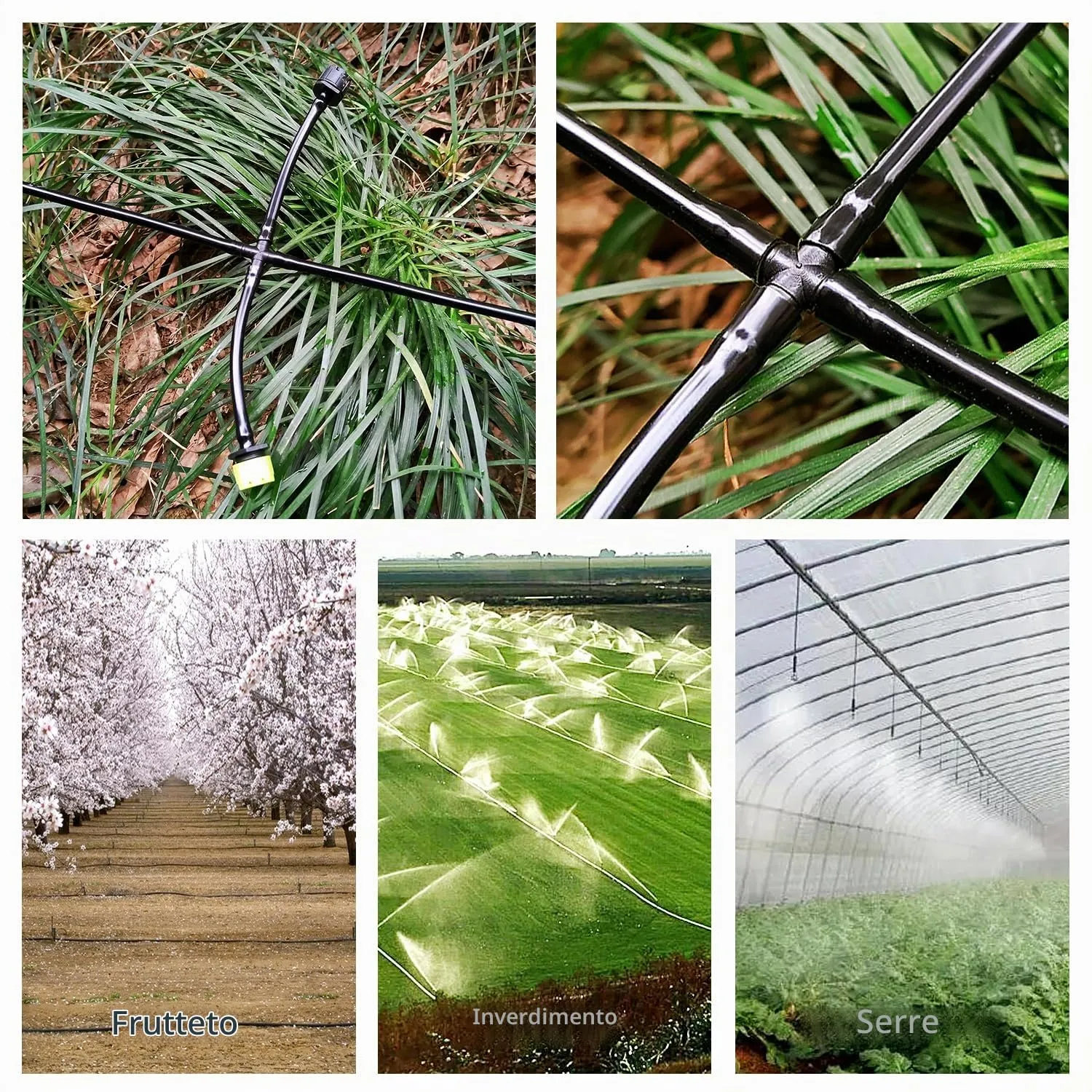 VooGenzek Connettore a Croce a 4 Vie per Irrigazione da Giardino, 4/7mm, 50 Pezzi - immagine 6