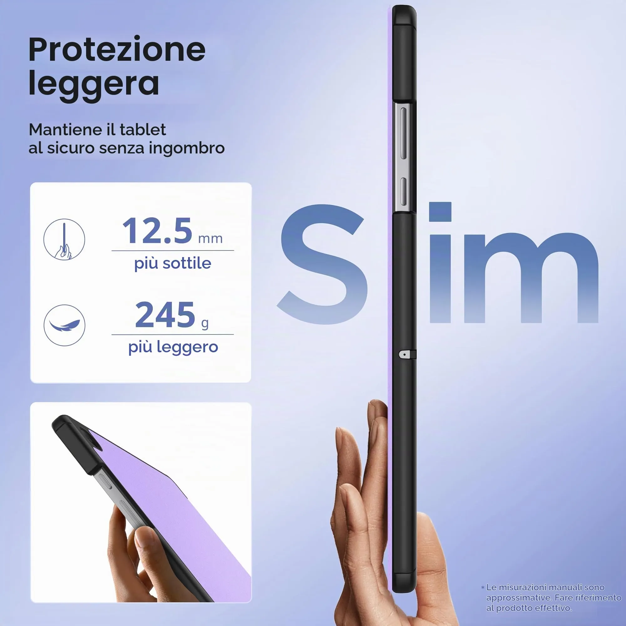EasyAcc Custodia Cover per Samsung Galaxy Tab A11+ Plus - immagine 5