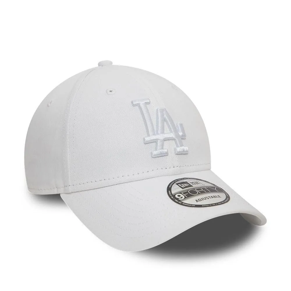 New Era Los Angeles Dodgers MLB League Essential 9Forty Adjustable Hat - White - immagine 3