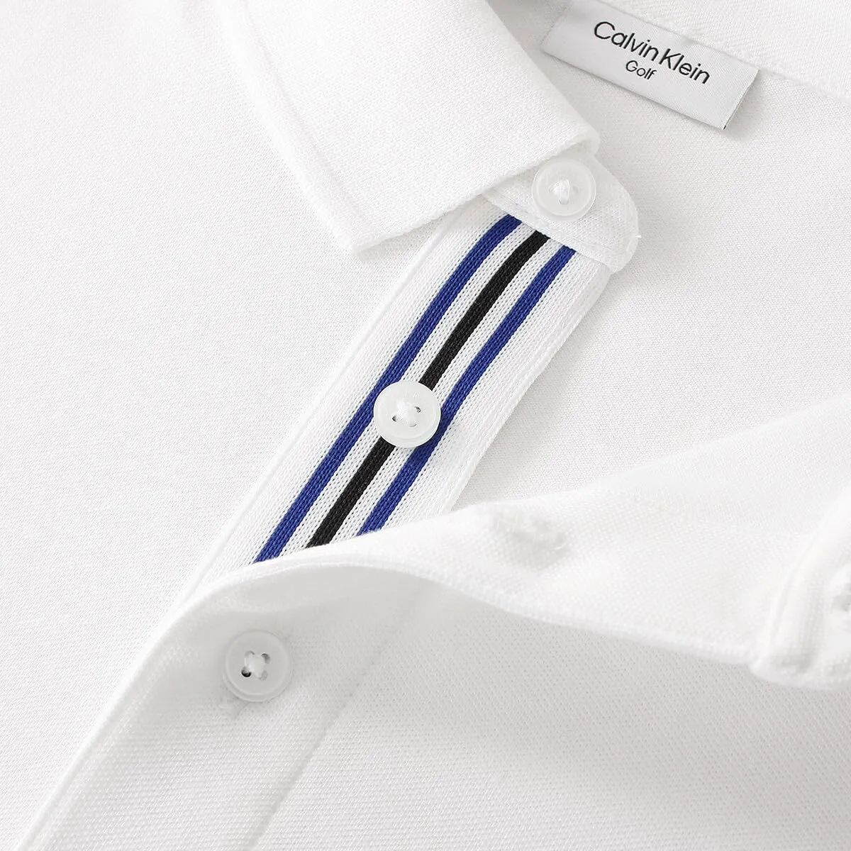 Calvin Klein Polo Golf Uomo Campus Bianco - 4XL - immagine 6