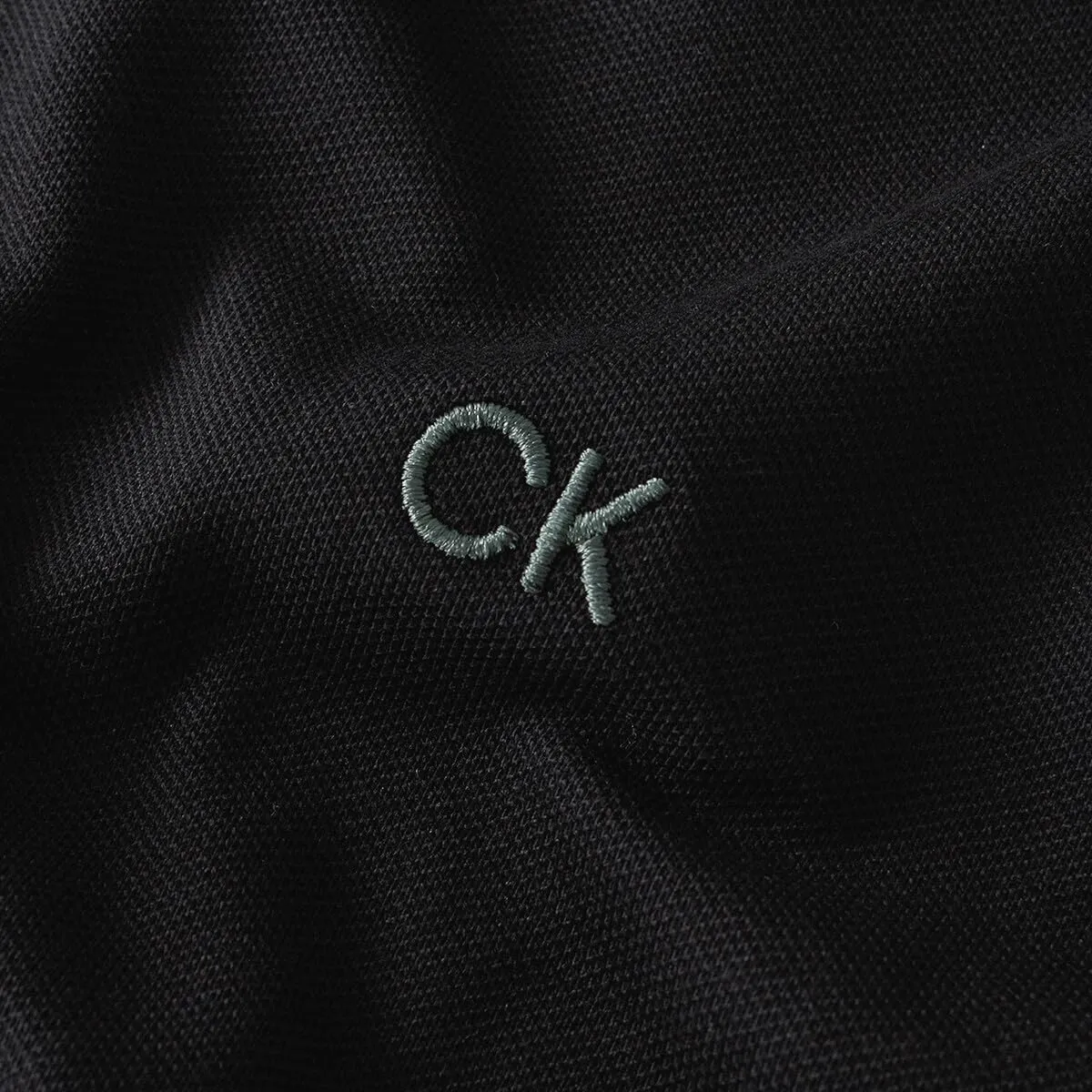 Calvin Klein Polo Golf Uomo Campus Nero Mimetico - XL - immagine 5