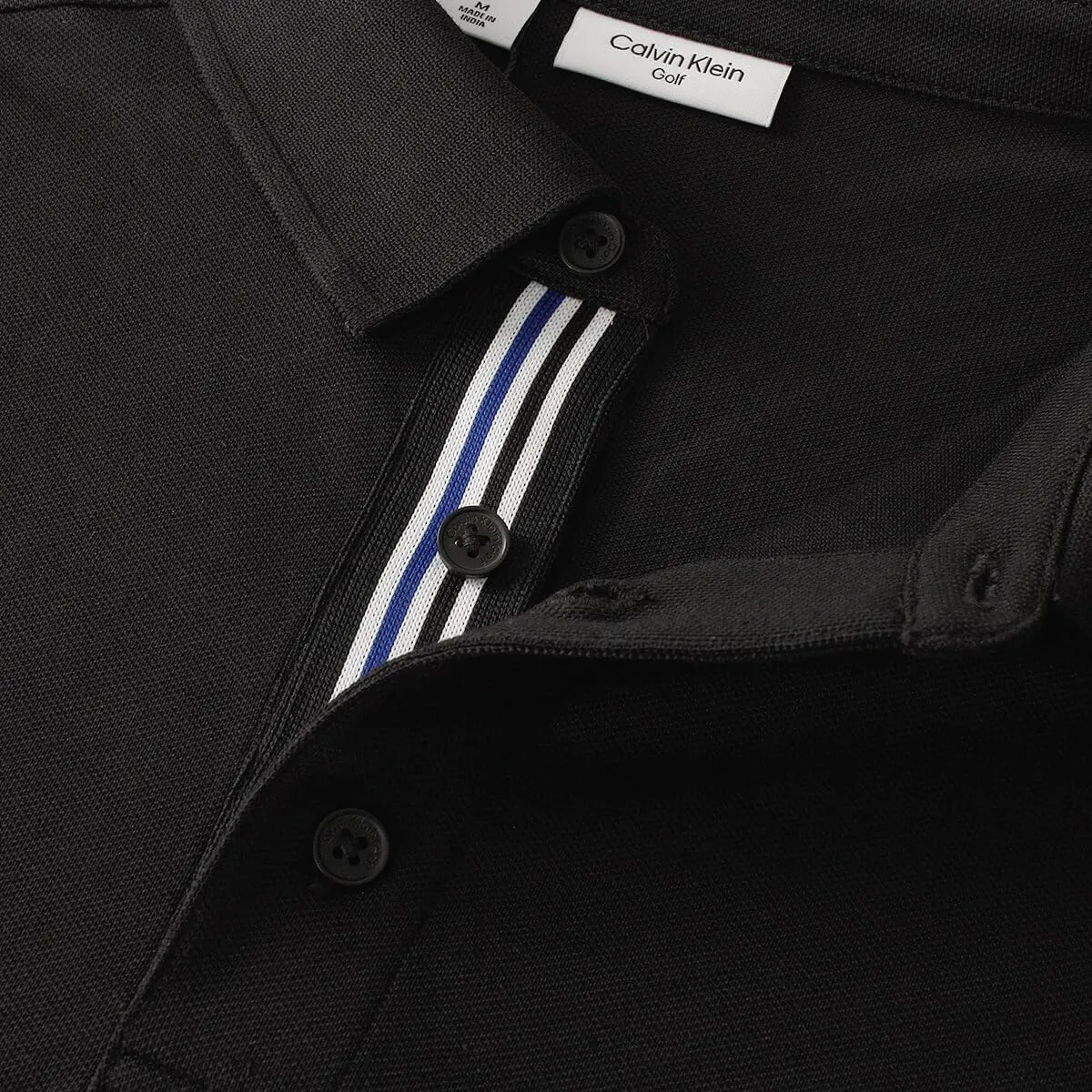 Calvin Klein Polo Golf Uomo Campus Nero - S - immagine 6