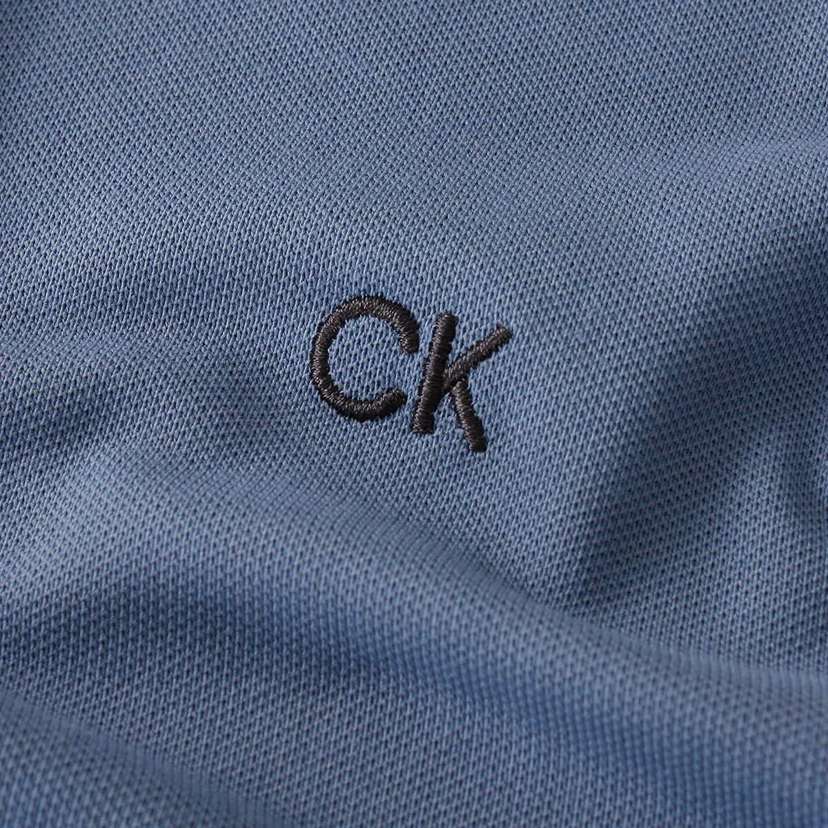 Calvin Klein Polo Golf Uomo Campus Sport Blu Denim - 4XL - immagine 5