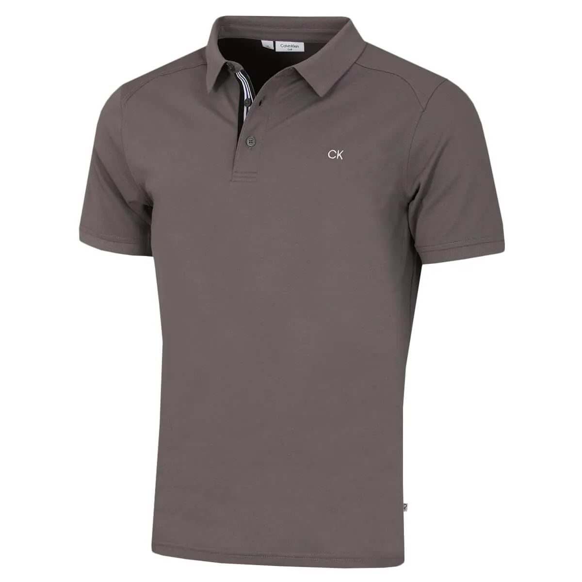 Calvin Klein Polo da Golf Campus 2024, Ardesia Sport, 5XL - immagine 1
