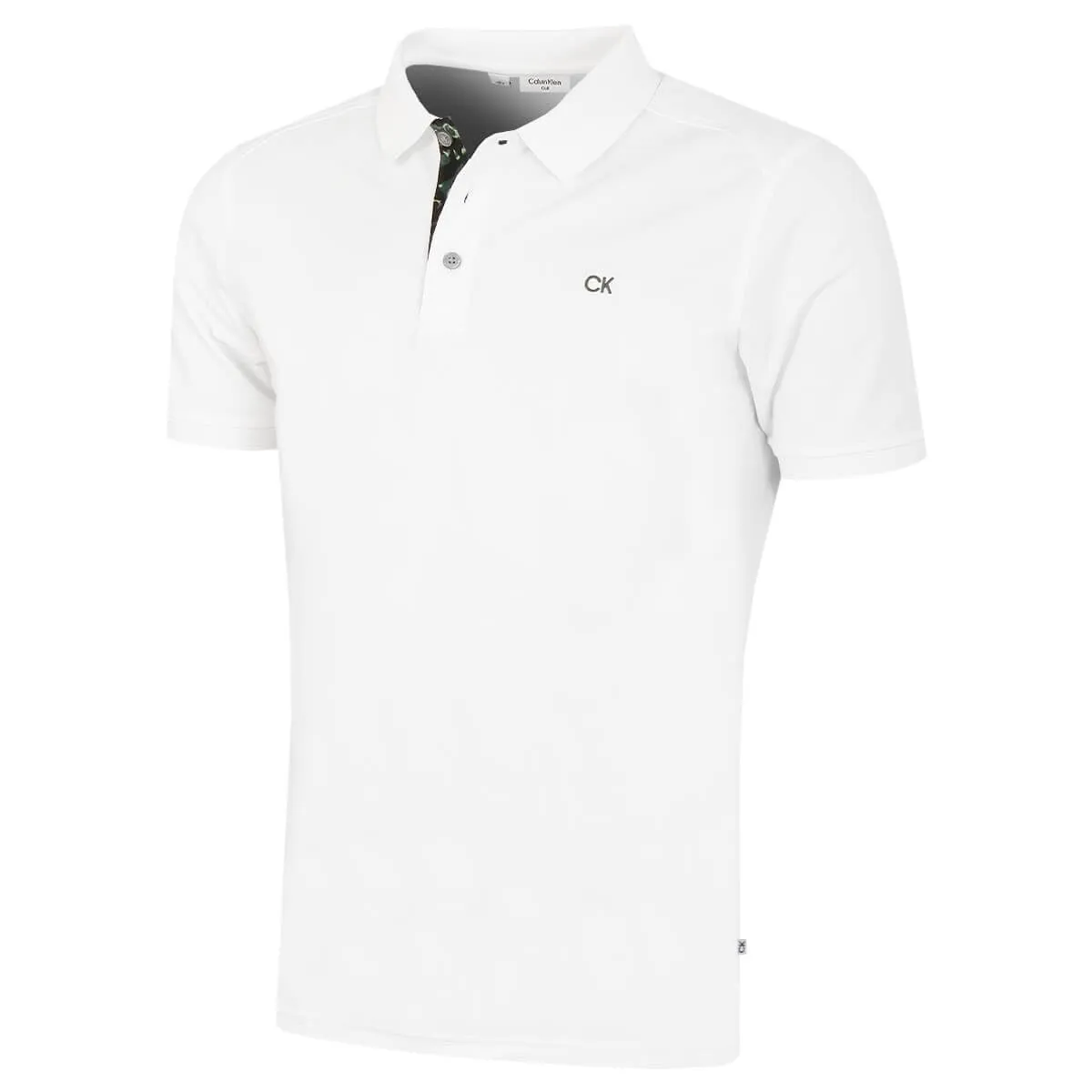 Calvin Klein Campus Men's Golf Polo - White/Grey Camo - M - immagine 1