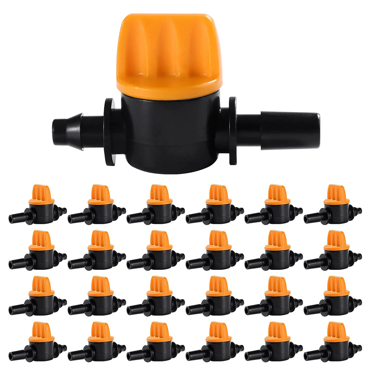 VooGenzek Valvola in Linea per Irrigazione a Goccia, 4/7 mm, 25 Pezzi - immagine 1