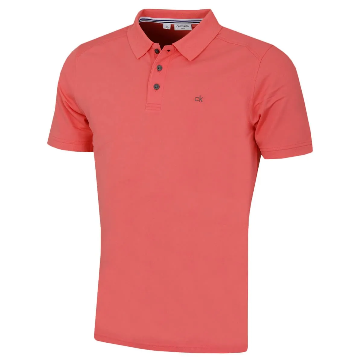 Calvin Klein Polo Golf Uomo Campus Pesca - L - immagine 1