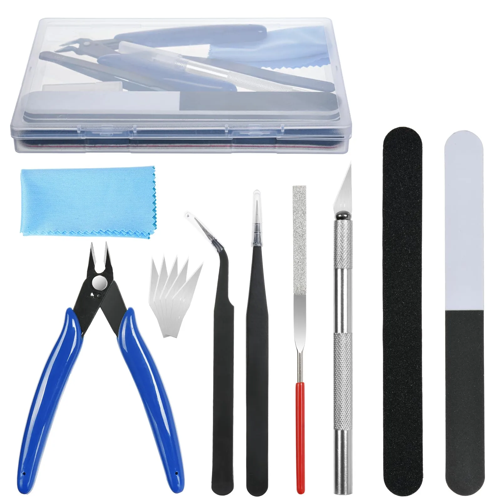 HOTUT Gundam Craft Set, 9 Piece Basic Model Tool Kit for Gunpla, Cars and Hobby Building - immagine 1