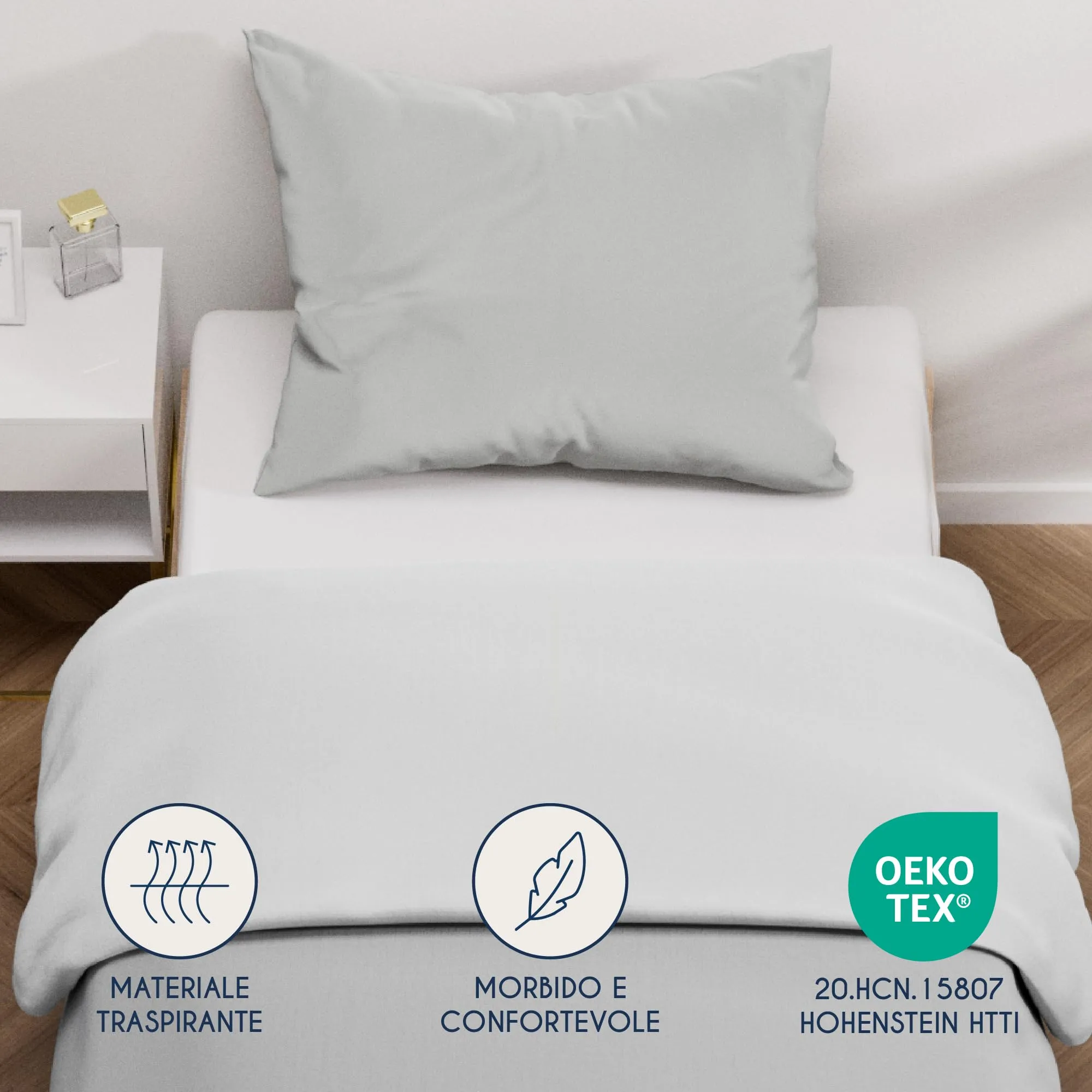 Dreamzie Copripiumino Singolo 140x200 cm e Federa 65x65 cm - immagine 2