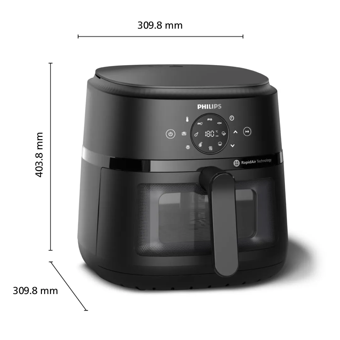 Philips Airfryer 2000 NA230/00 Friggitrice ad aria 6.2L con Finestrella e 13 modalità - immagine 11
