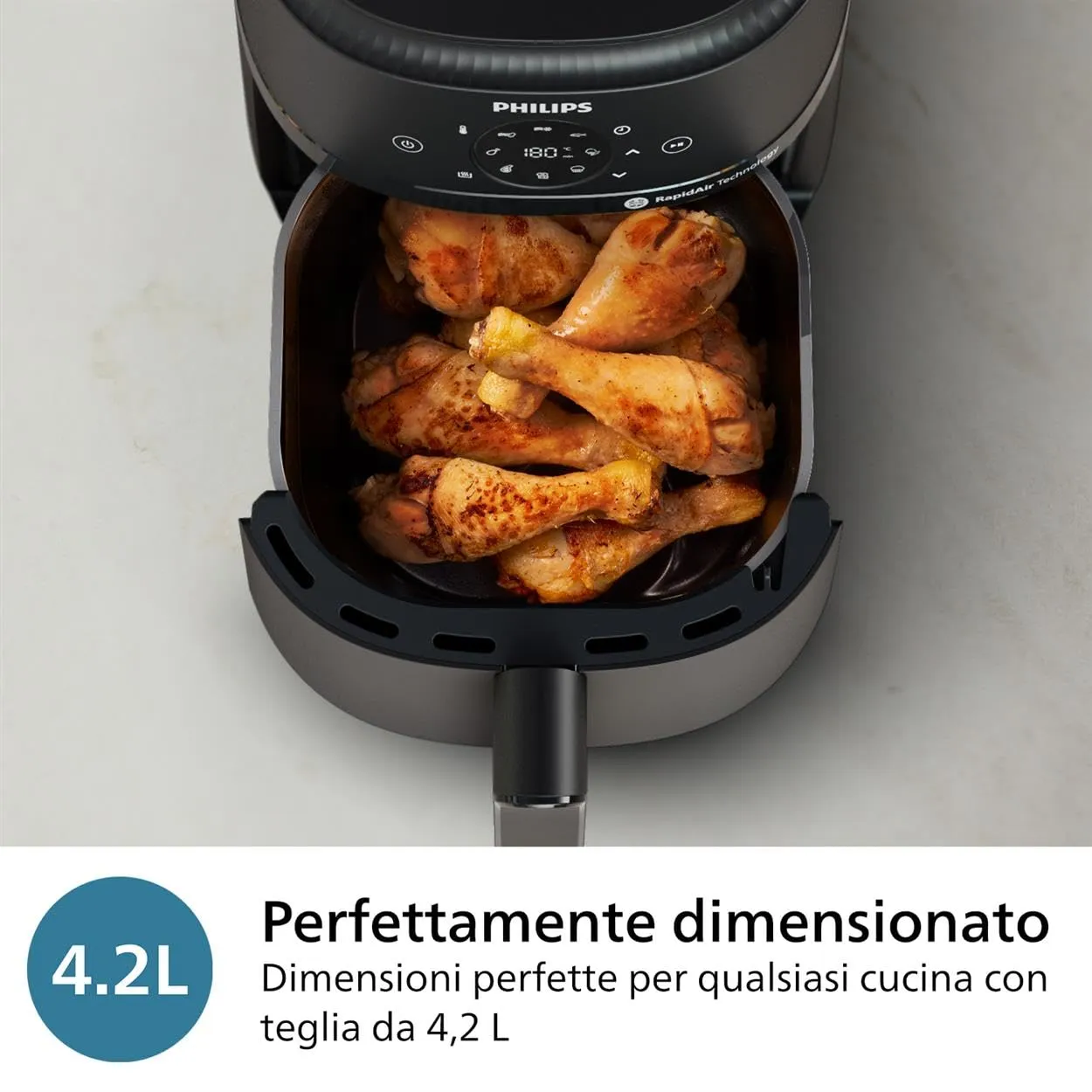 Philips Airfryer 2000 Friggitrice ad Aria 4.2L NA229/00 - immagine 6