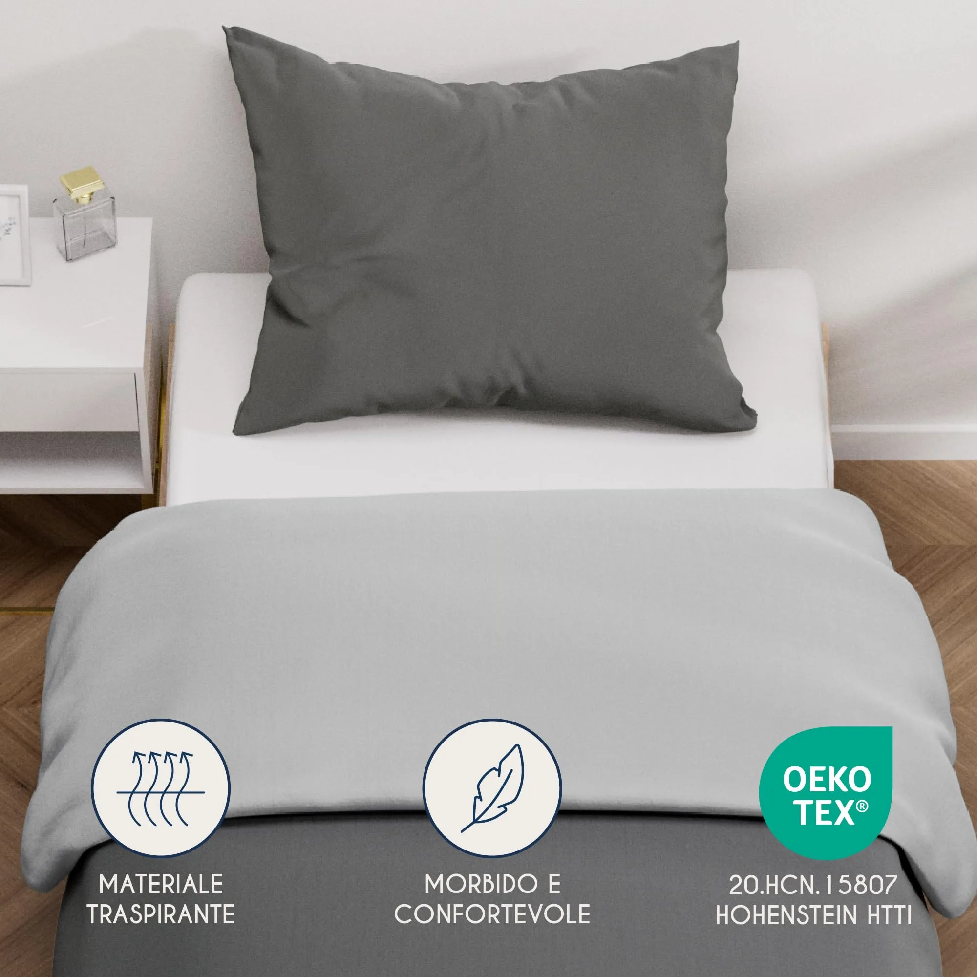 Dreamzie Copripiumino Singolo 140x200 cm e Federa 65x65 cm - immagine 2