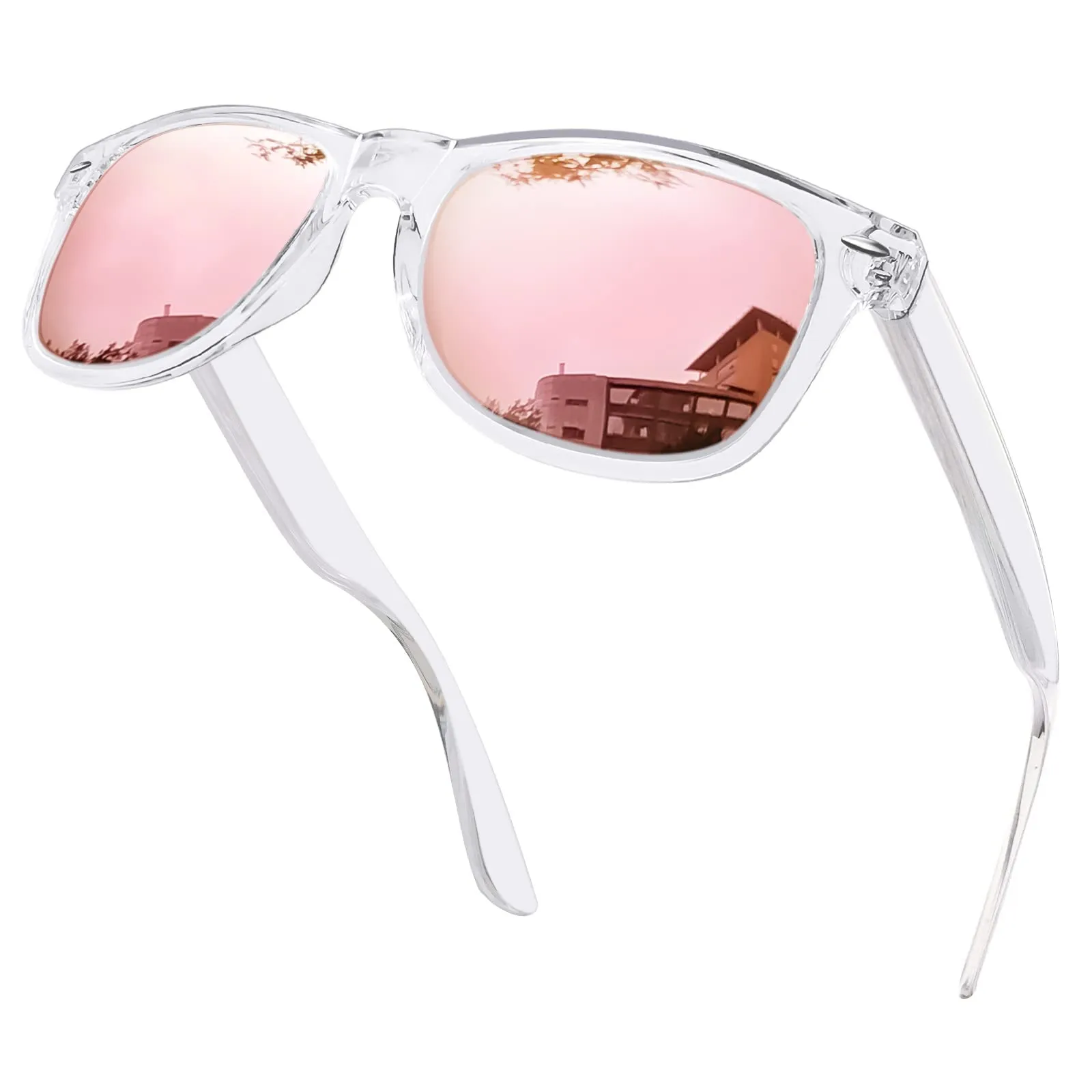 KANASTAL Occhiali da Sole Polarizzati UV400 Rosa Trasparenti - immagine 1